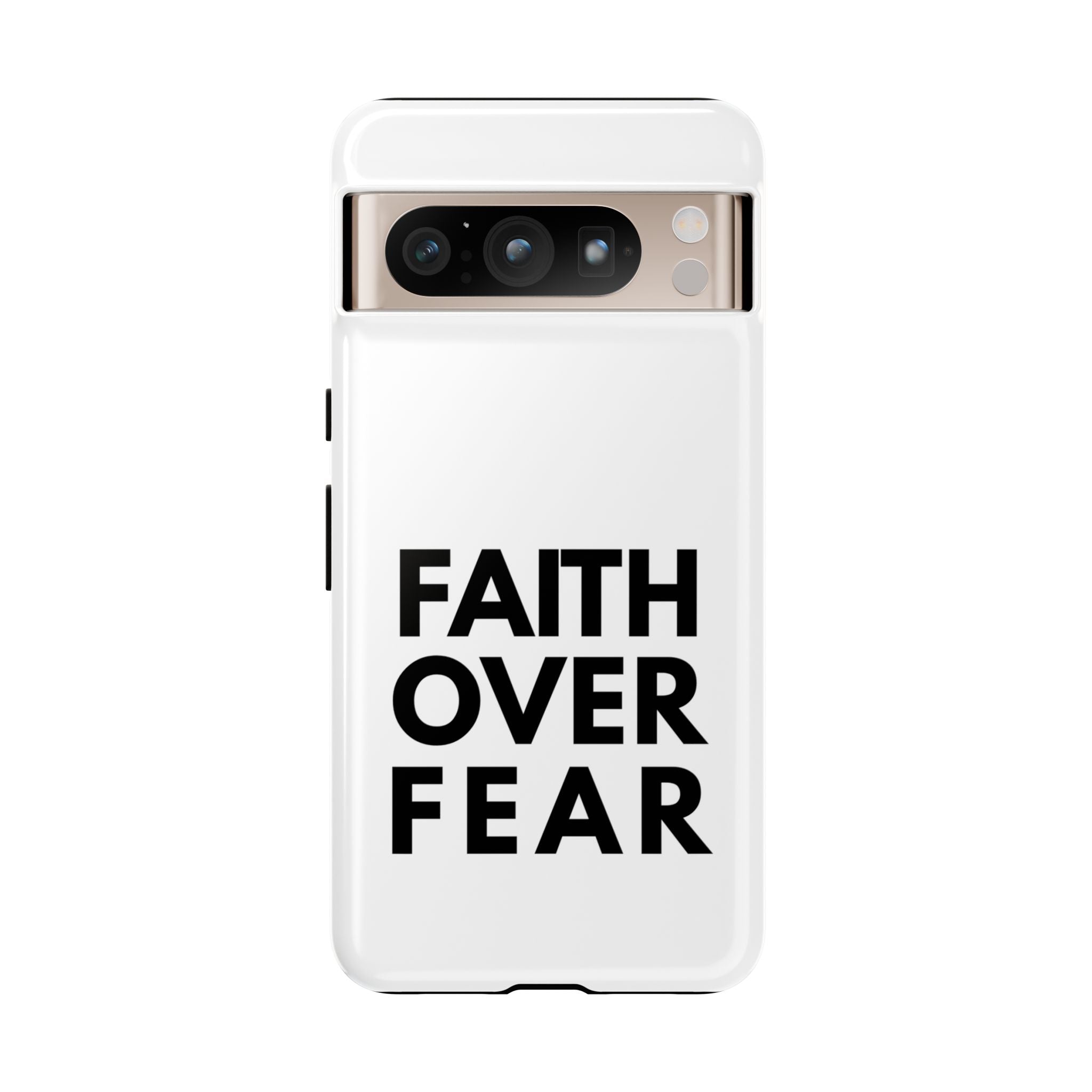 Faith Over Fear Phone Case — Inspirational Christian Protective Cover