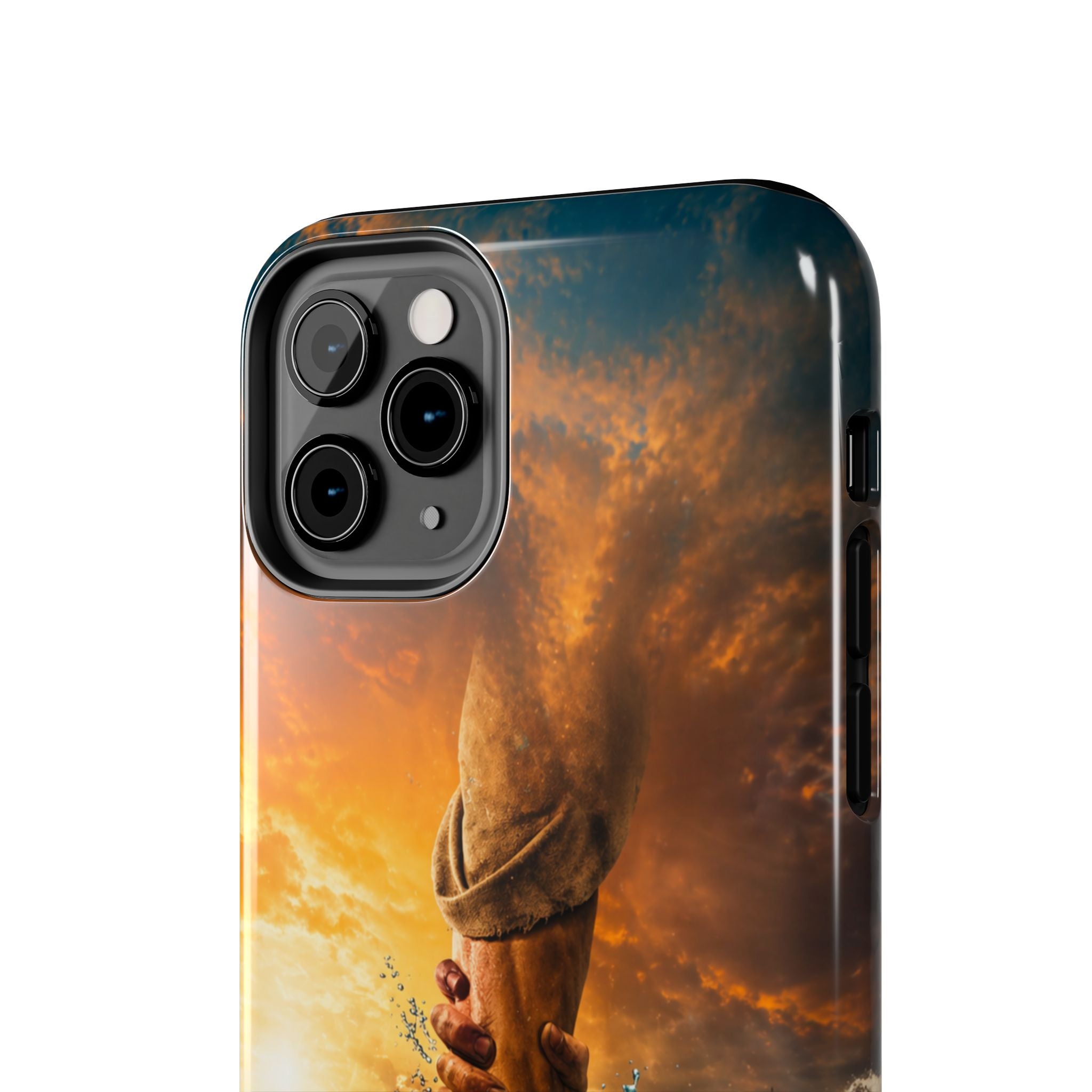 Phone Case — 'He Will Lift You' Inspirational Rescue Design