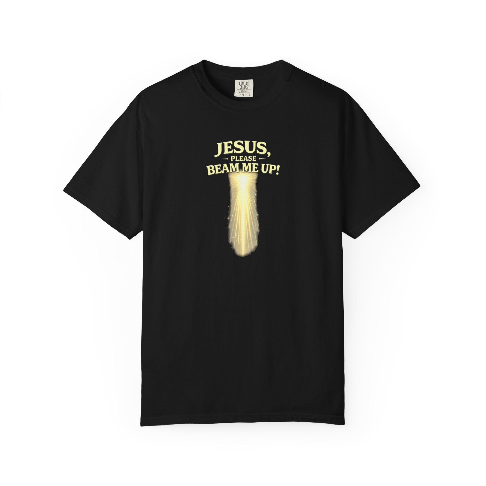Jesus Please Beam Me Up T-Shirt — Christian Faith Graphic Tee