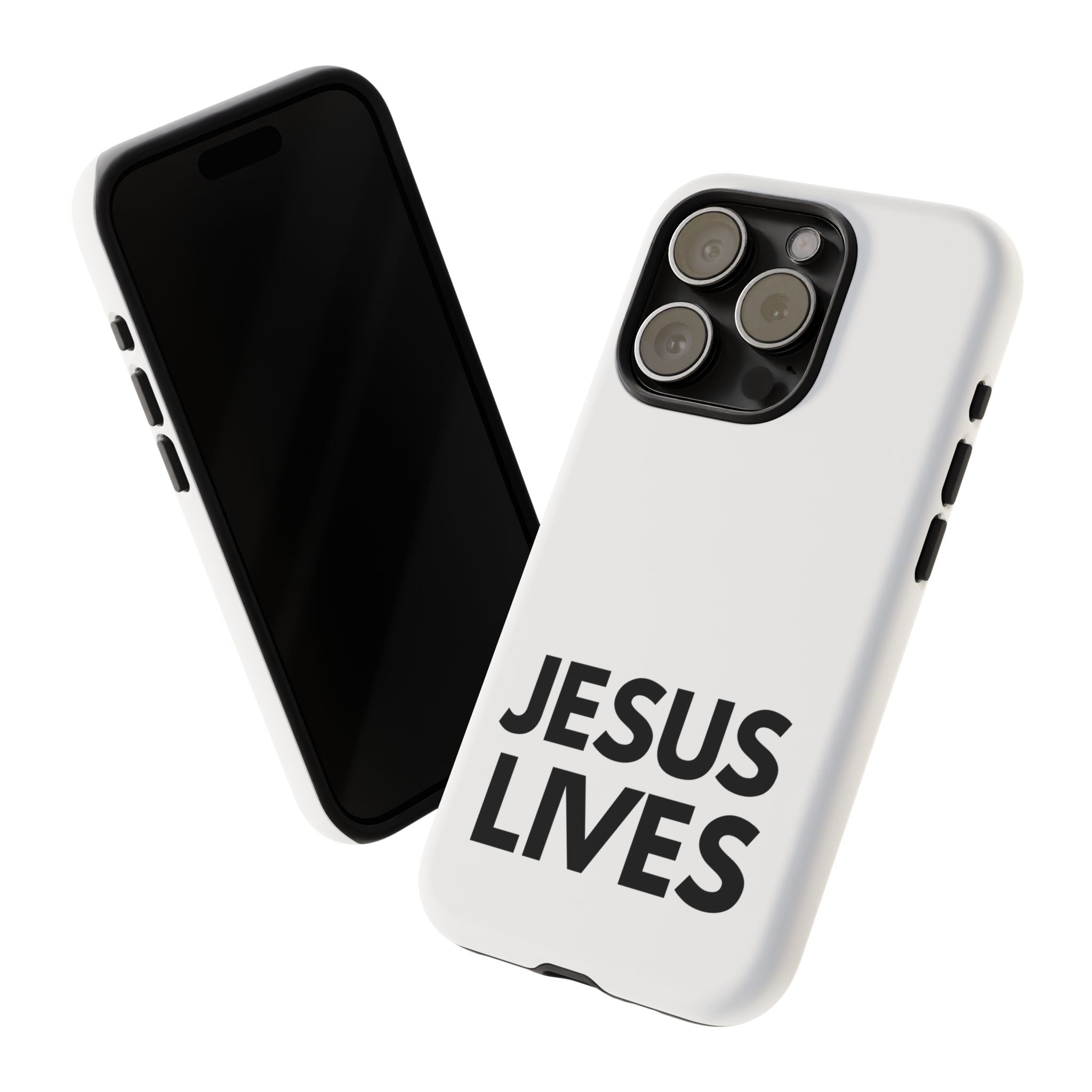 Jesus Lives Phone Case — Christian Faith Protective Phone Cover