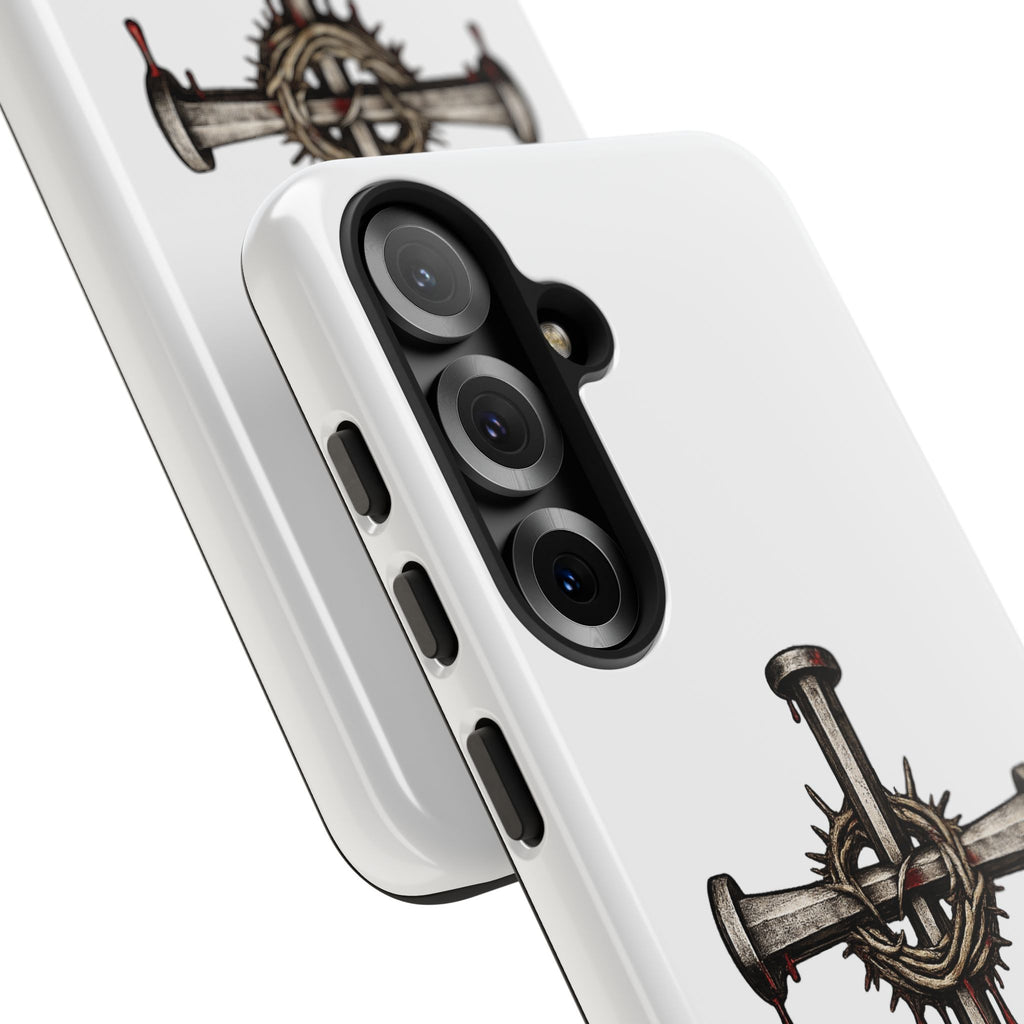 Isaiah 53 Cross Phone Case – Christian Faith Tough Phone Cover