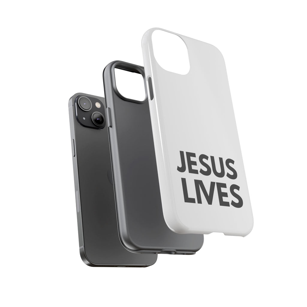 Jesus Lives Phone Case — Christian Faith Protective Phone Cover