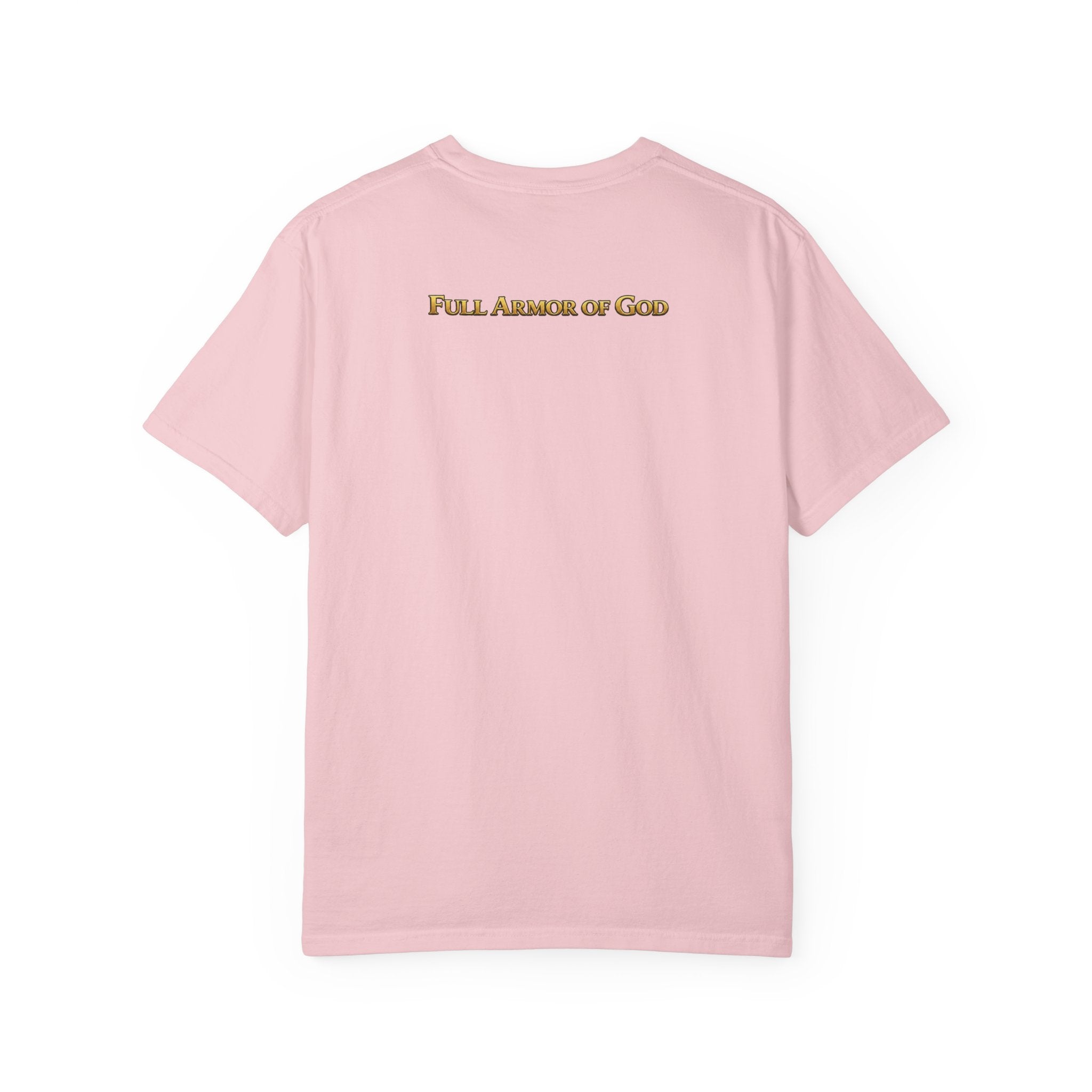 Faith T-Shirt — "Salvation Is Received Not Achieved" Christian Graphic Tee (Full Armor of God)