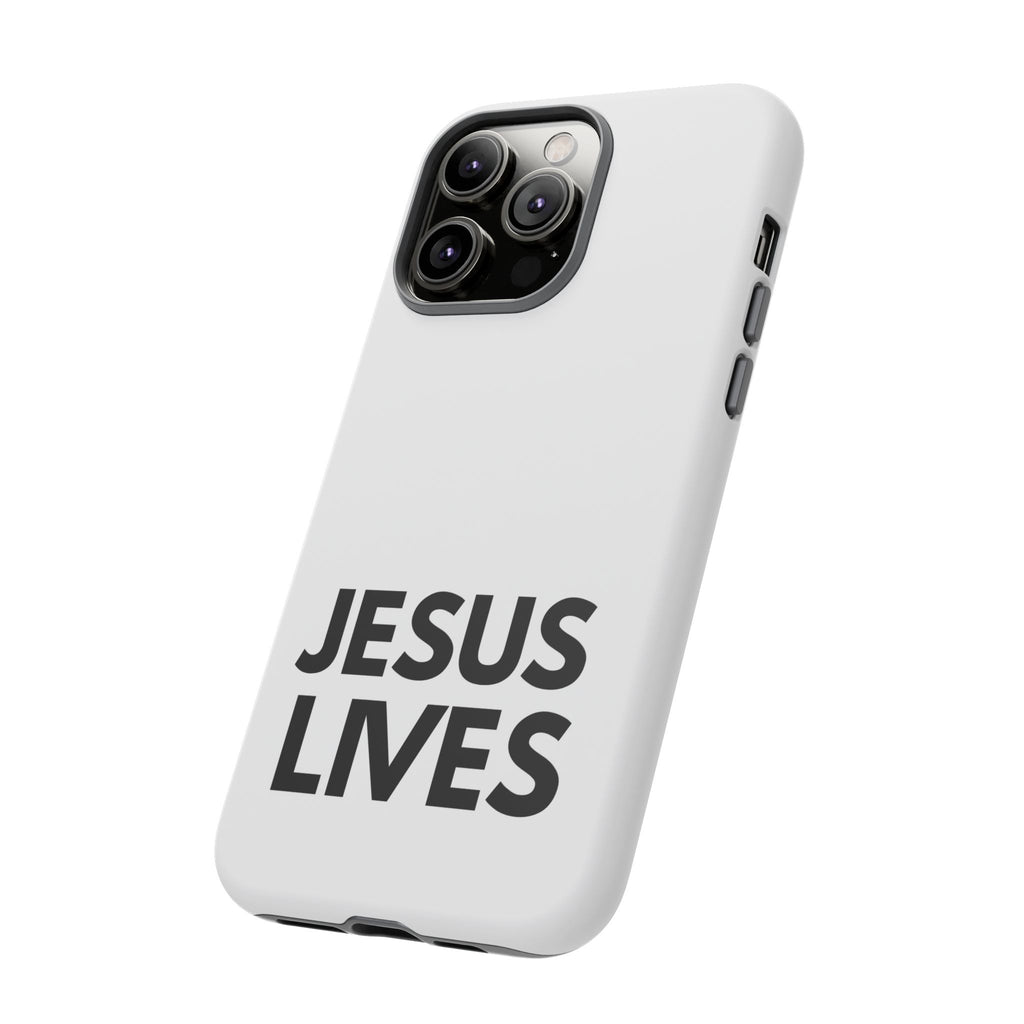 Jesus Lives Phone Case — Christian Faith Protective Phone Cover