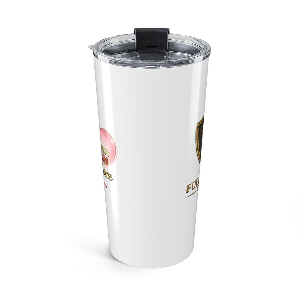 20oz Floral Shield Tumbler — Funny Mom Quote Insulated Travel Cup