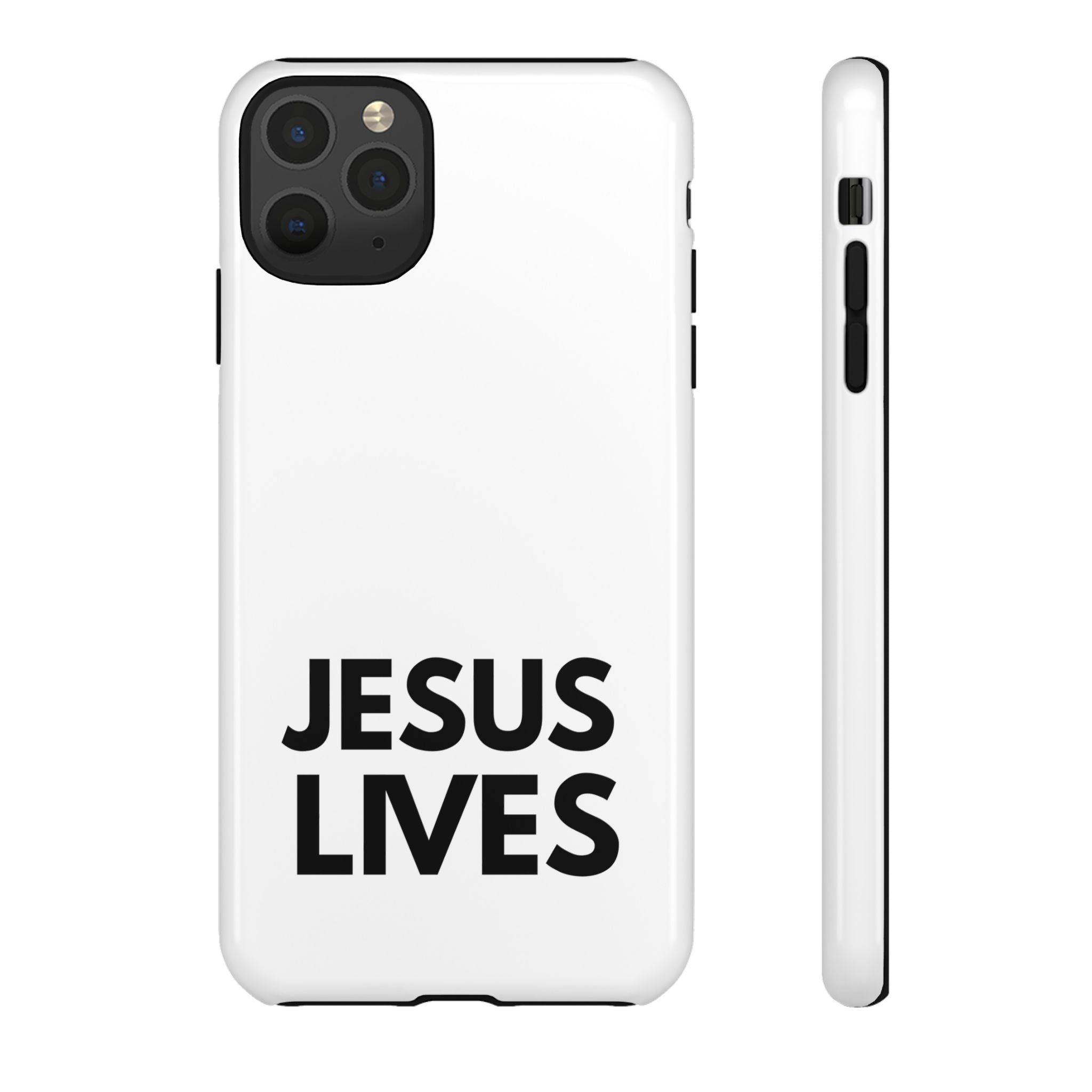 Jesus Lives Phone Case — Christian Faith Protective Phone Cover