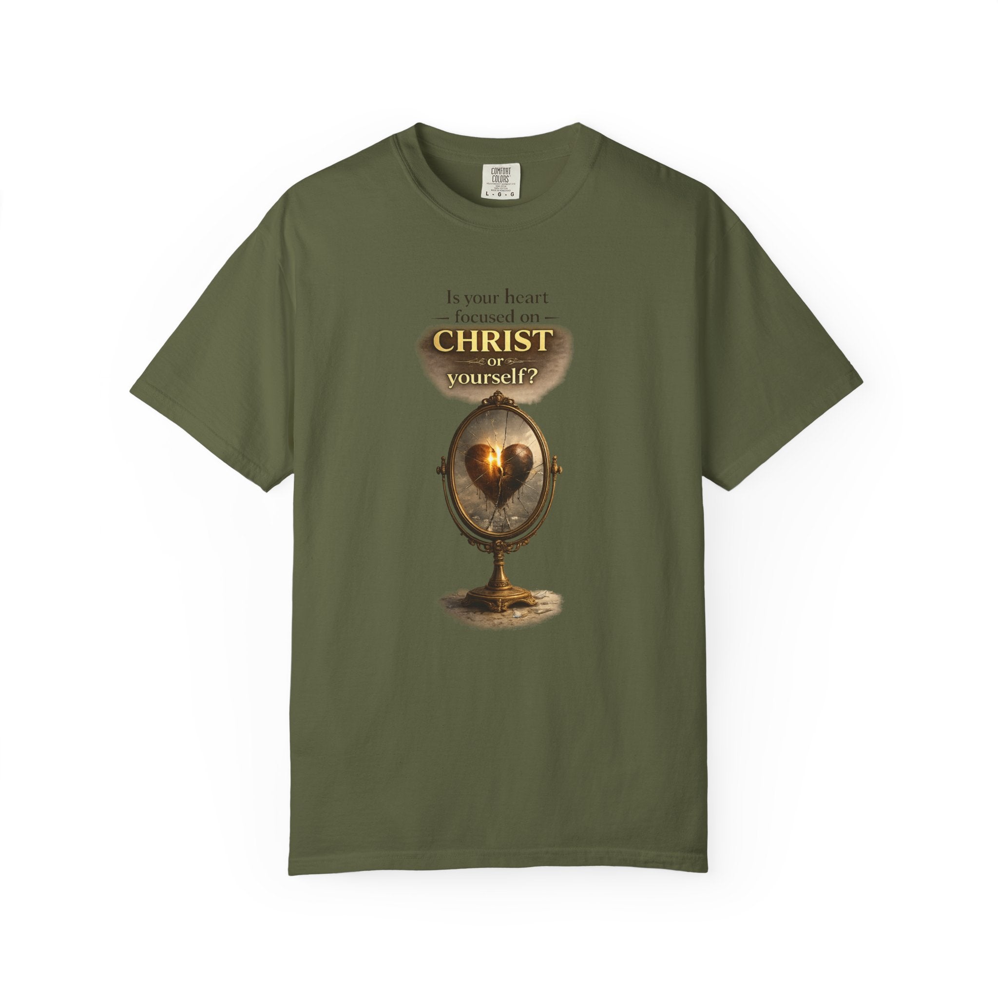Christian Mirror T-Shirt — "Be Christ Yourself" Inspirational Faith Tee