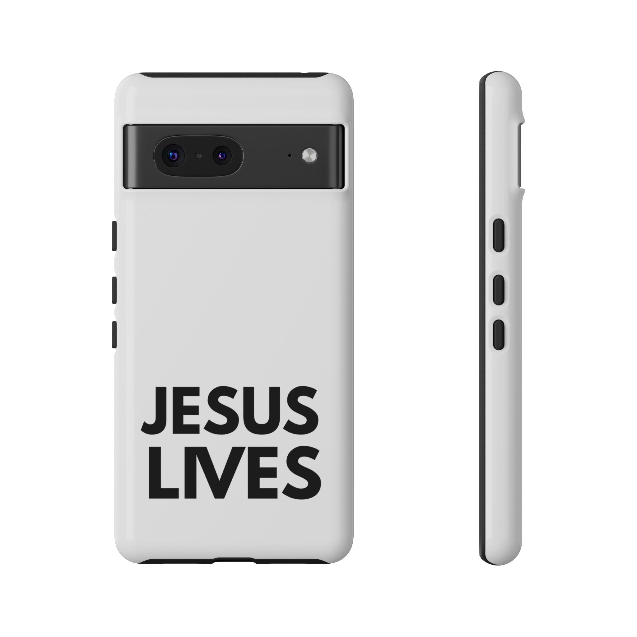 Jesus Lives Phone Case — Christian Faith Protective Phone Cover