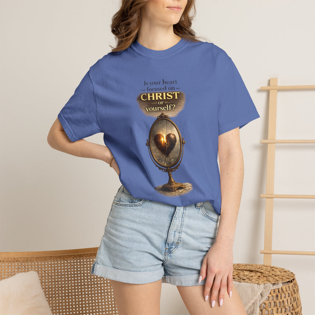 Christian Mirror T-Shirt — "Be Christ Yourself" Inspirational Faith Tee