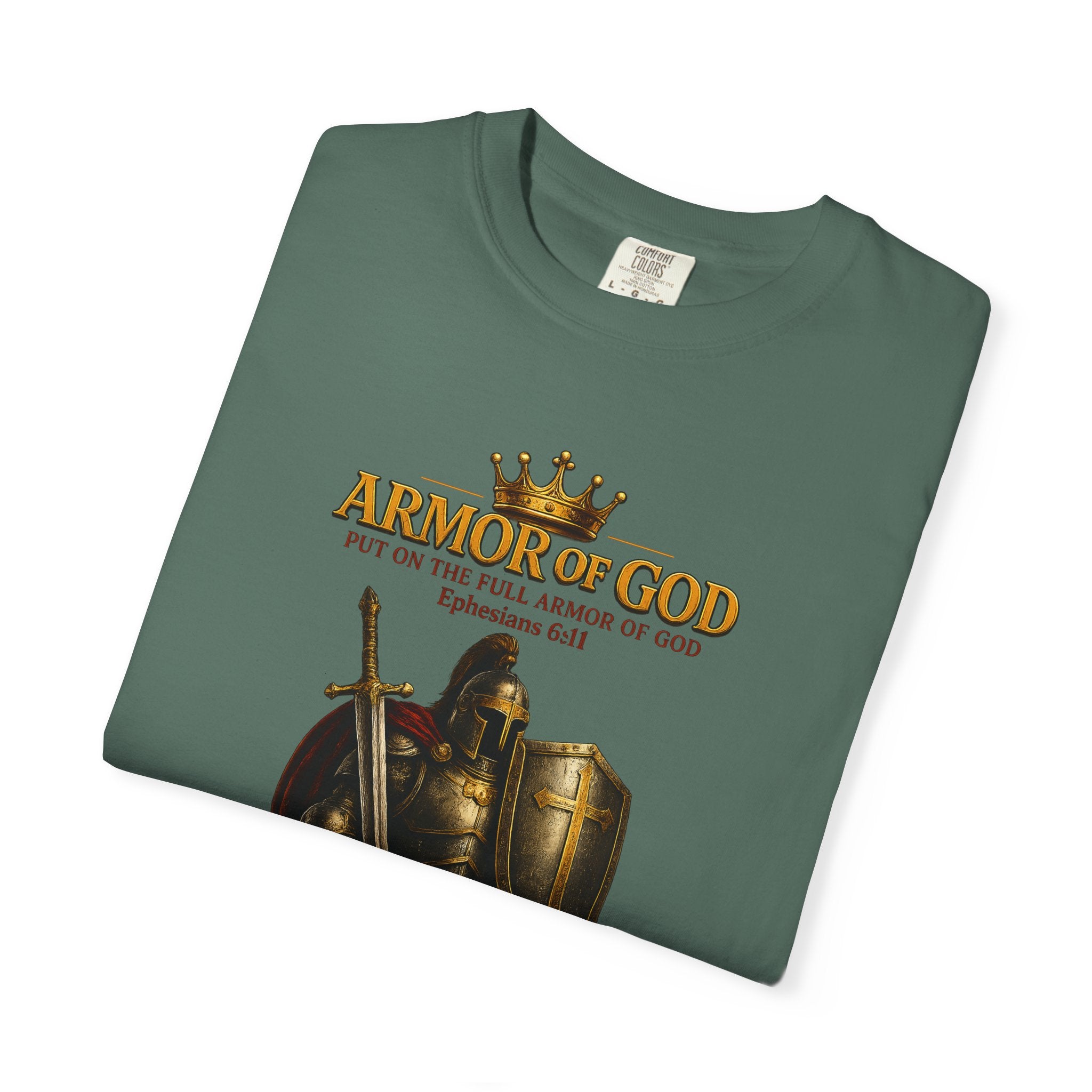 Armor of God T-Shirt — Christian Faith Warrior Faith-Based Tee