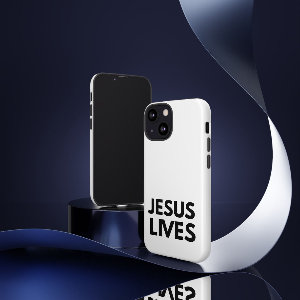Jesus Lives Phone Case — Christian Faith Protective Phone Cover