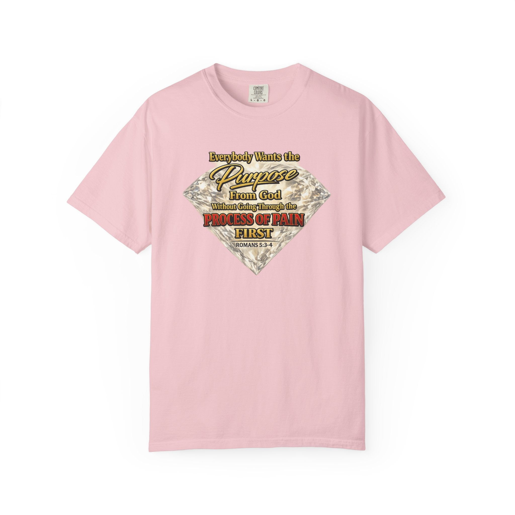 Faith Diamond T-Shirt — "Purpose From God" Inspirational Christian Tee