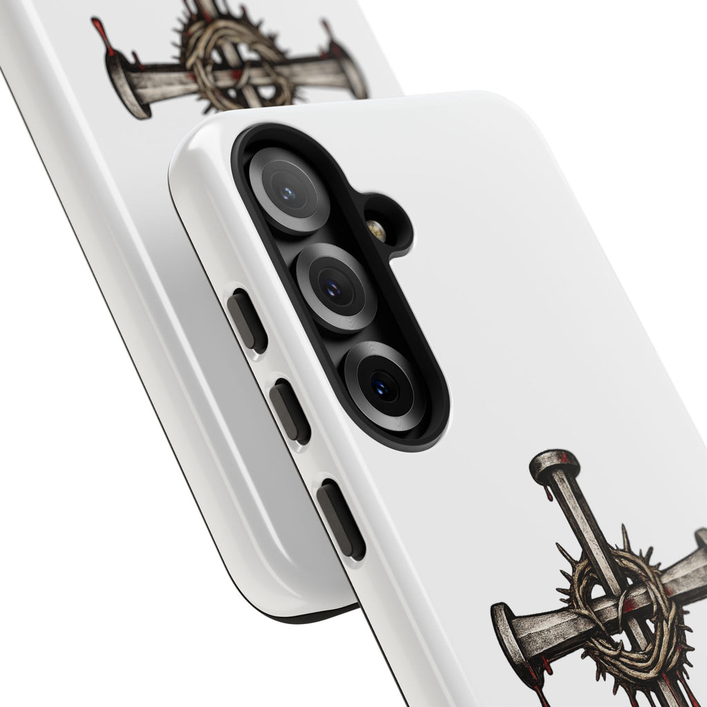 Isaiah 53 Cross Phone Case – Christian Faith Tough Phone Cover