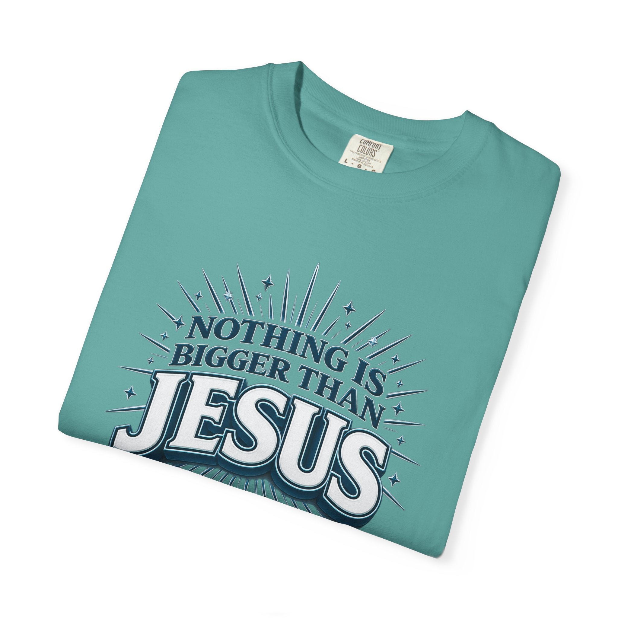 Nothing Is Bigger Than Jesus T-Shirt — "Full Armor of God" Christian Faith Tee