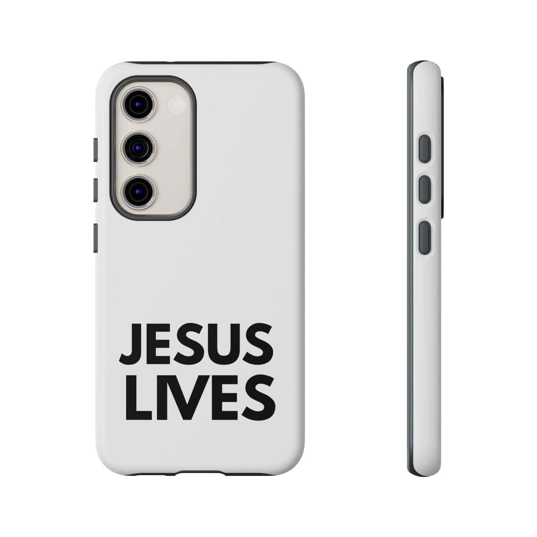 Jesus Lives Phone Case — Christian Faith Protective Phone Cover