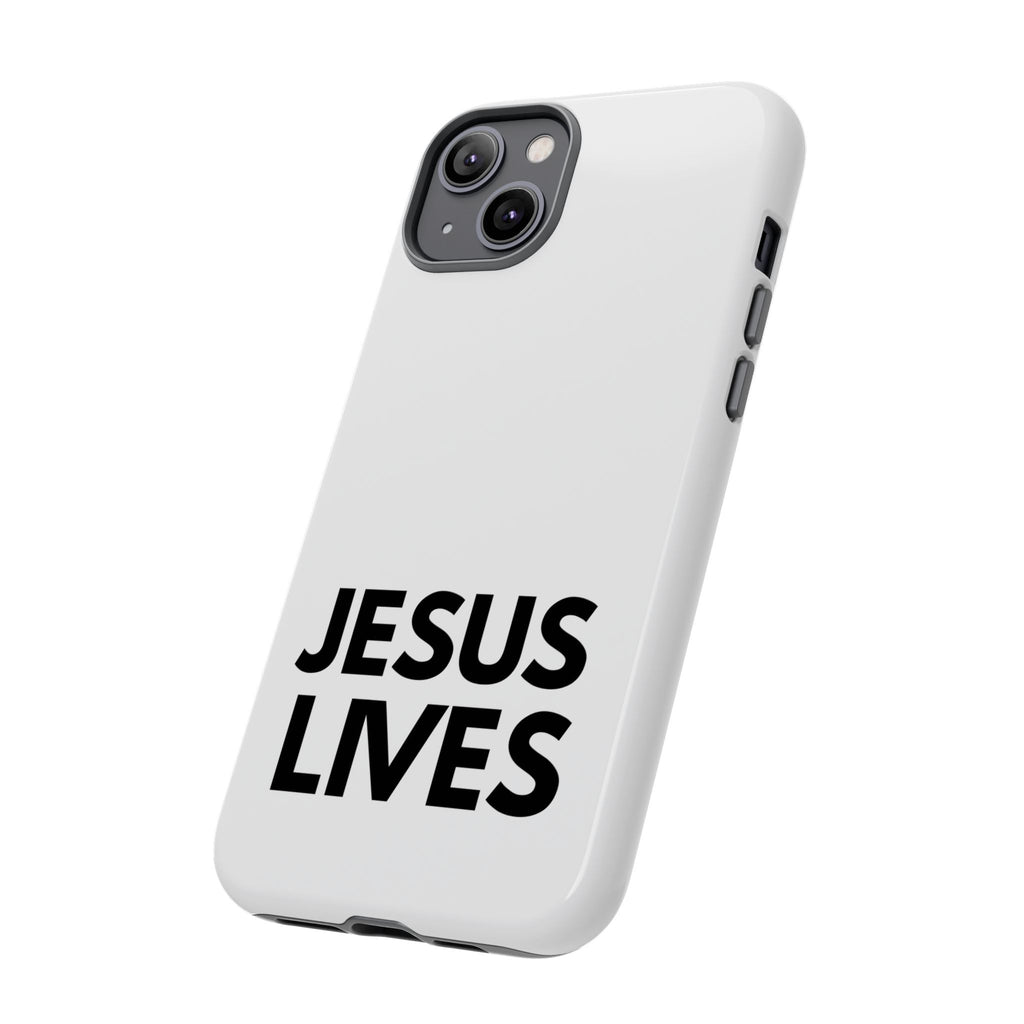 Jesus Lives Phone Case — Christian Faith Protective Phone Cover