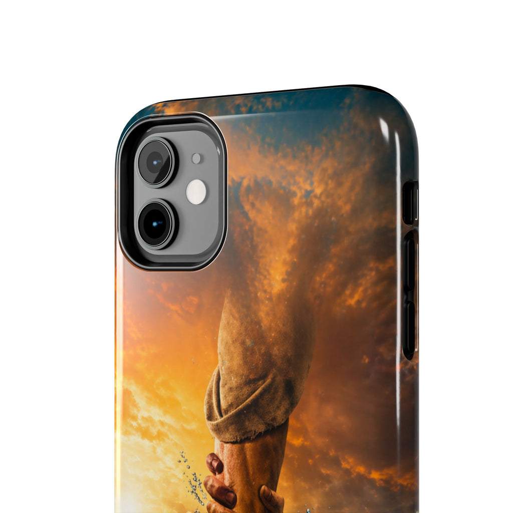 Phone Case — 'He Will Lift You' Inspirational Rescue Design