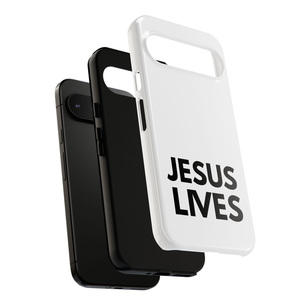 Jesus Lives Phone Case — Christian Faith Protective Phone Cover
