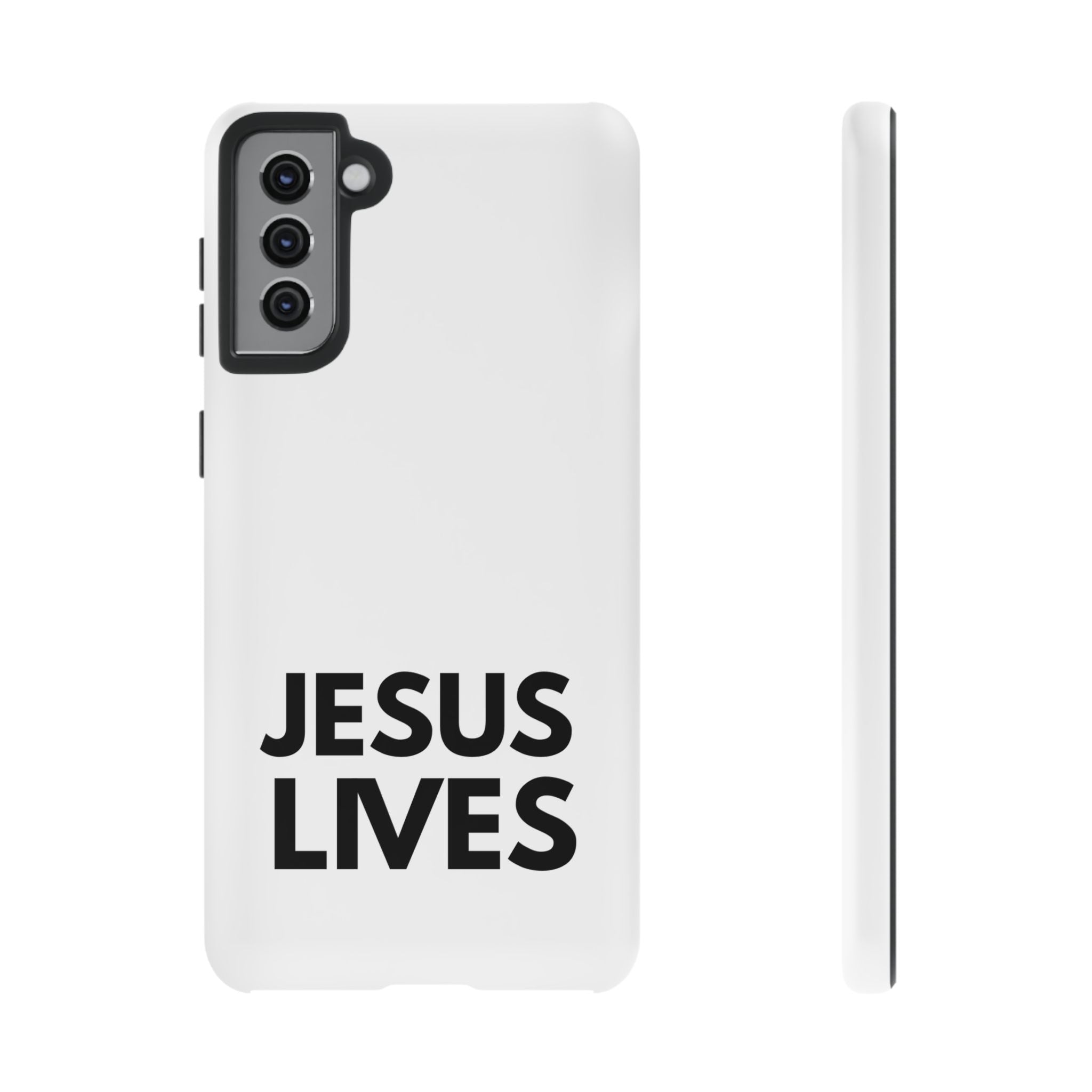 Jesus Lives Phone Case — Christian Faith Protective Phone Cover