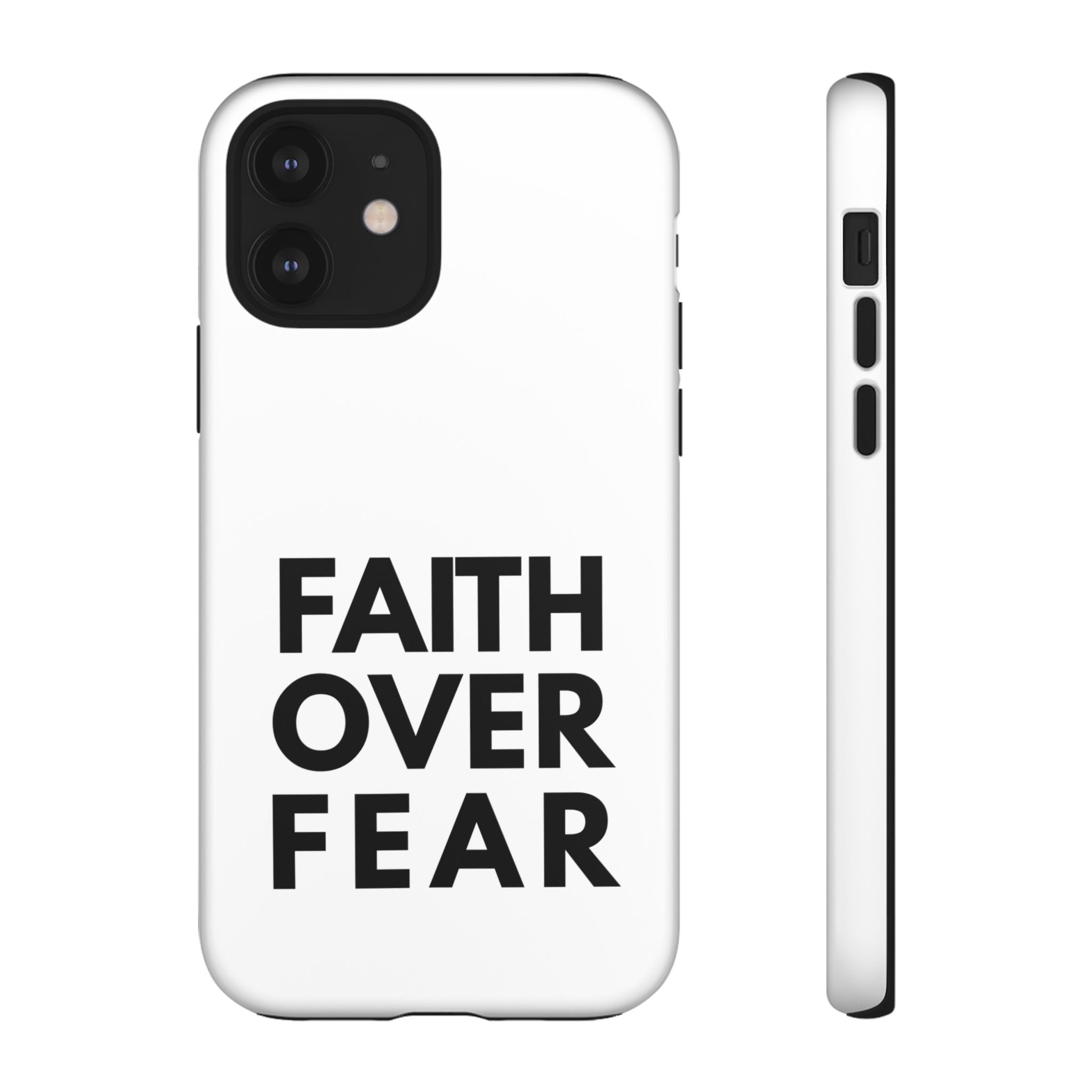 Faith Over Fear Phone Case — Inspirational Christian Protective Cover