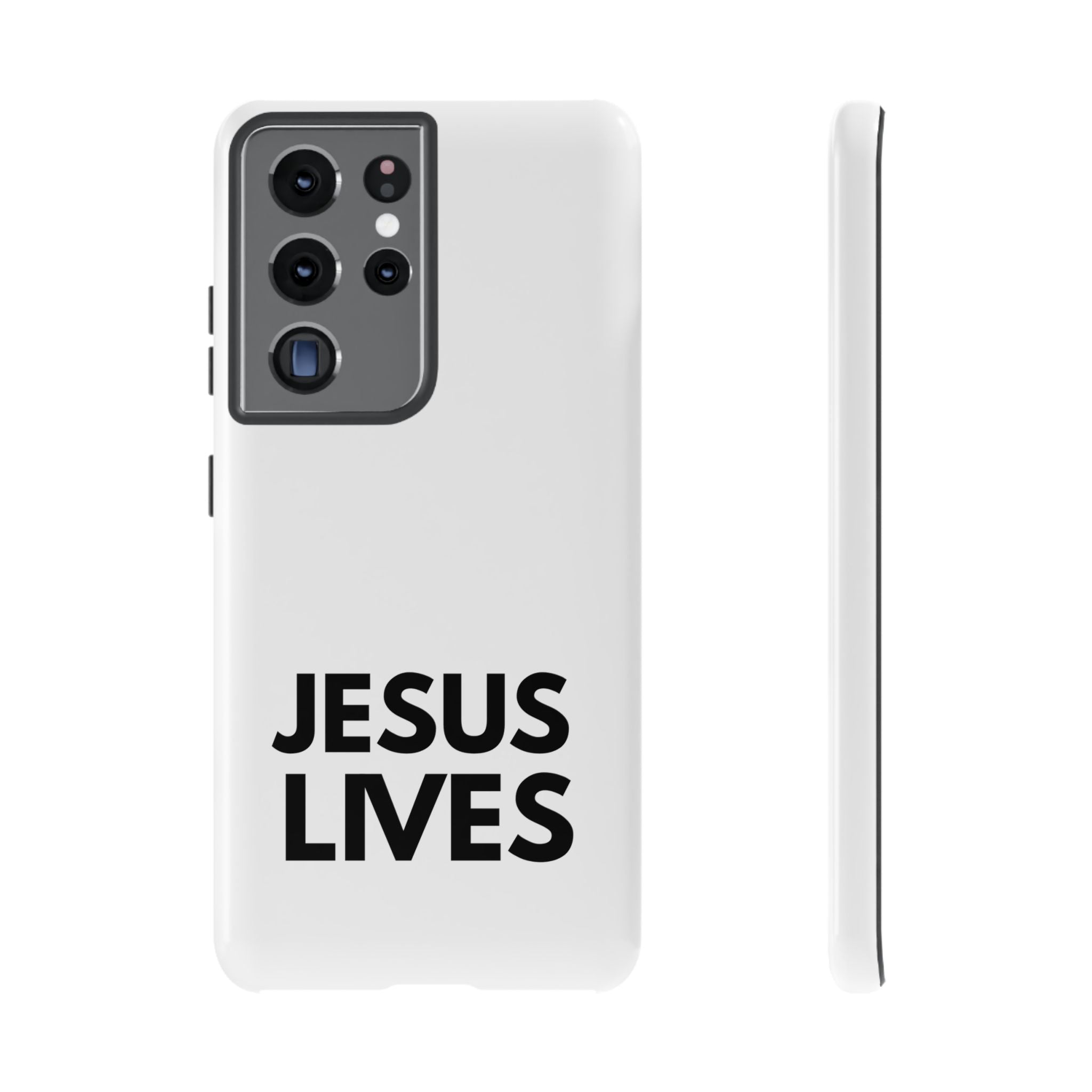 Jesus Lives Phone Case — Christian Faith Protective Phone Cover