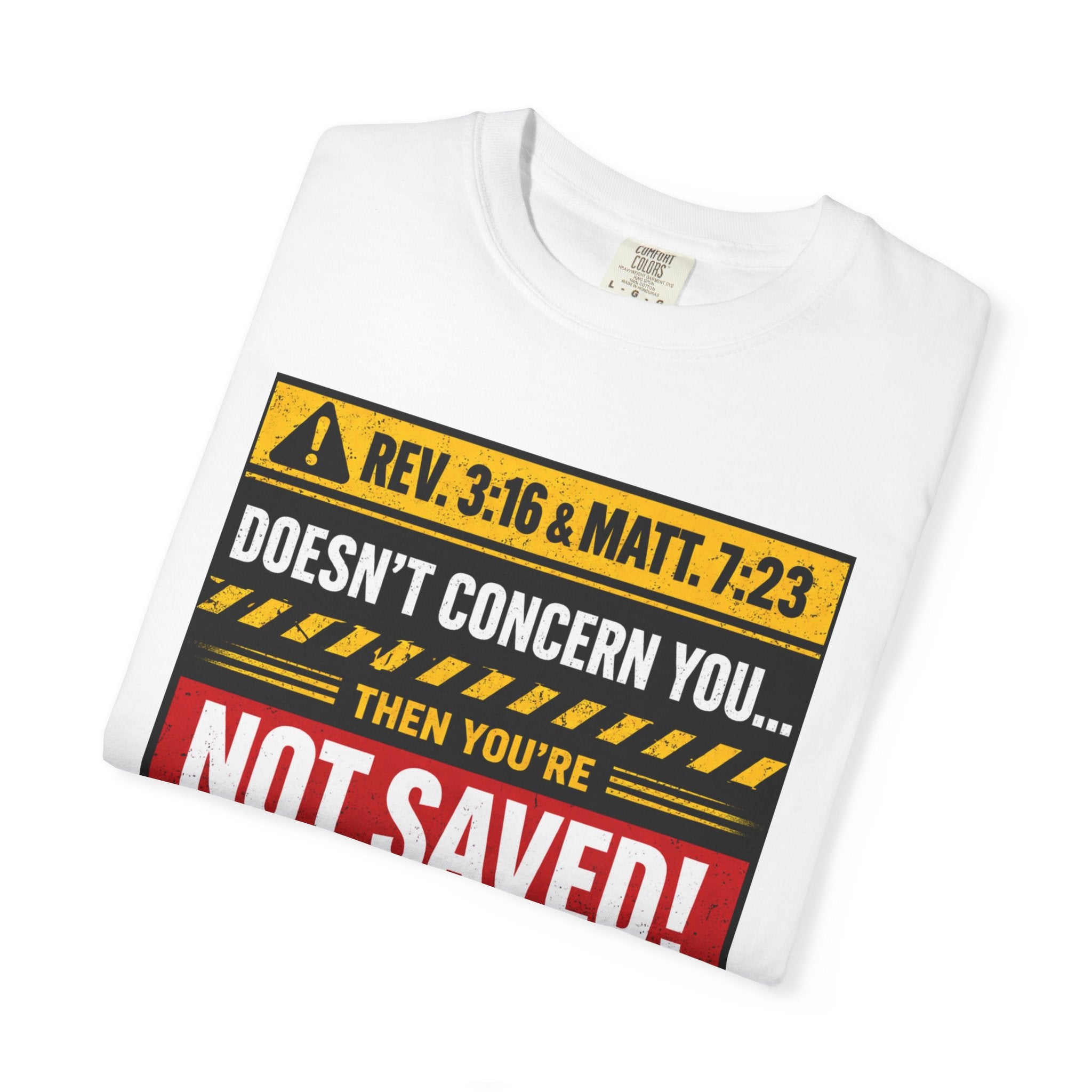 "Doesn't Concern You" faith tee - Light Colors
