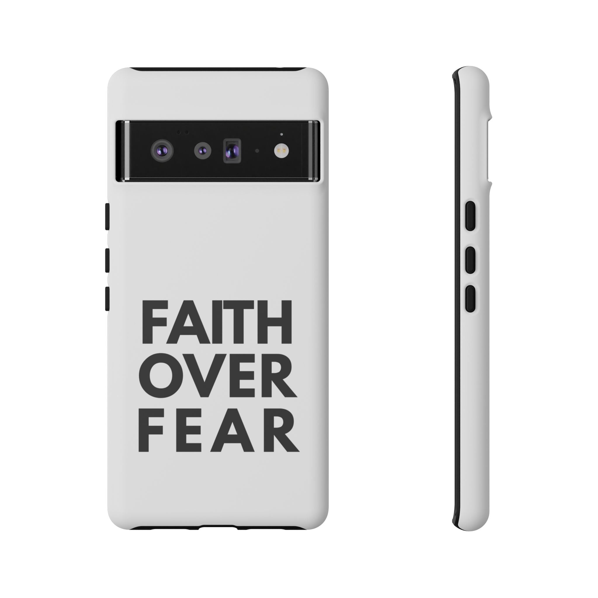 Faith Over Fear Phone Case — Inspirational Christian Protective Cover