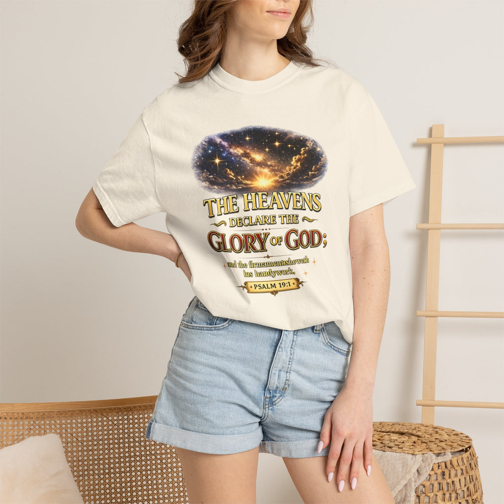 Psalm 19 'The Heavens Declare the Glory of God' T-Shirt