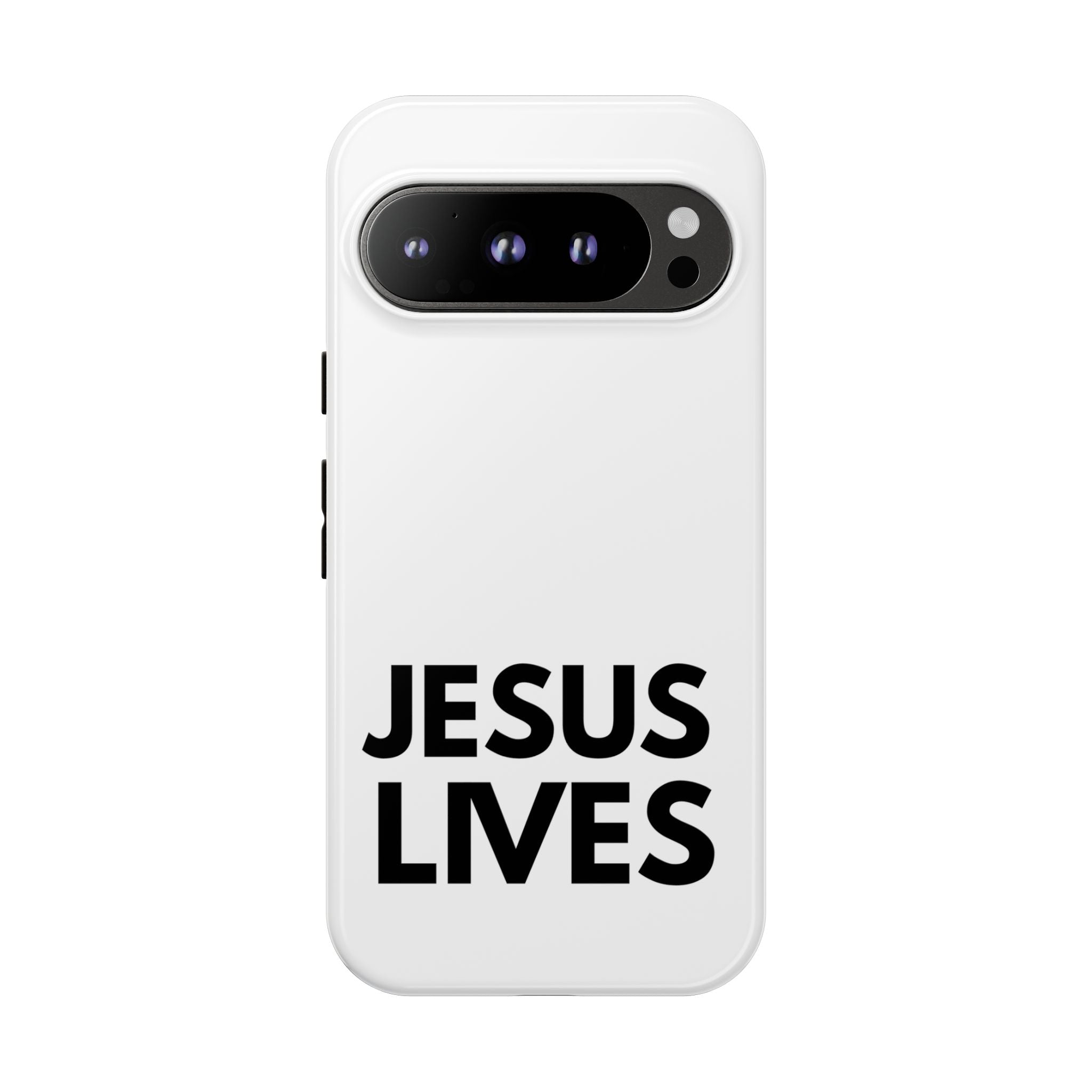 Jesus Lives Phone Case — Christian Faith Protective Phone Cover