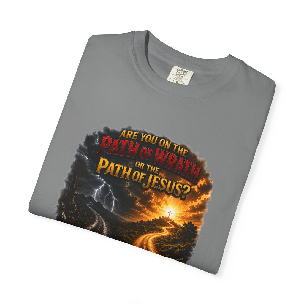 Christian Faith T-Shirt — "Path of Jesus" Matthew 7:13-14 Inspirational Tee
