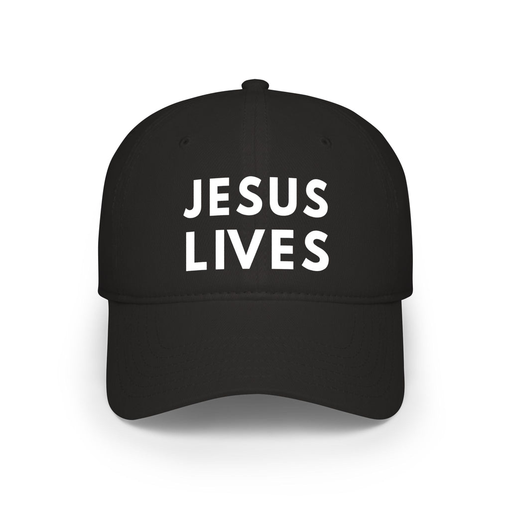 Jesus Lives Baseball Cap — Christian Faith Low Profile Hat