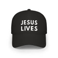 Jesus Lives Baseball Cap — Christian Faith Low Profile Hat