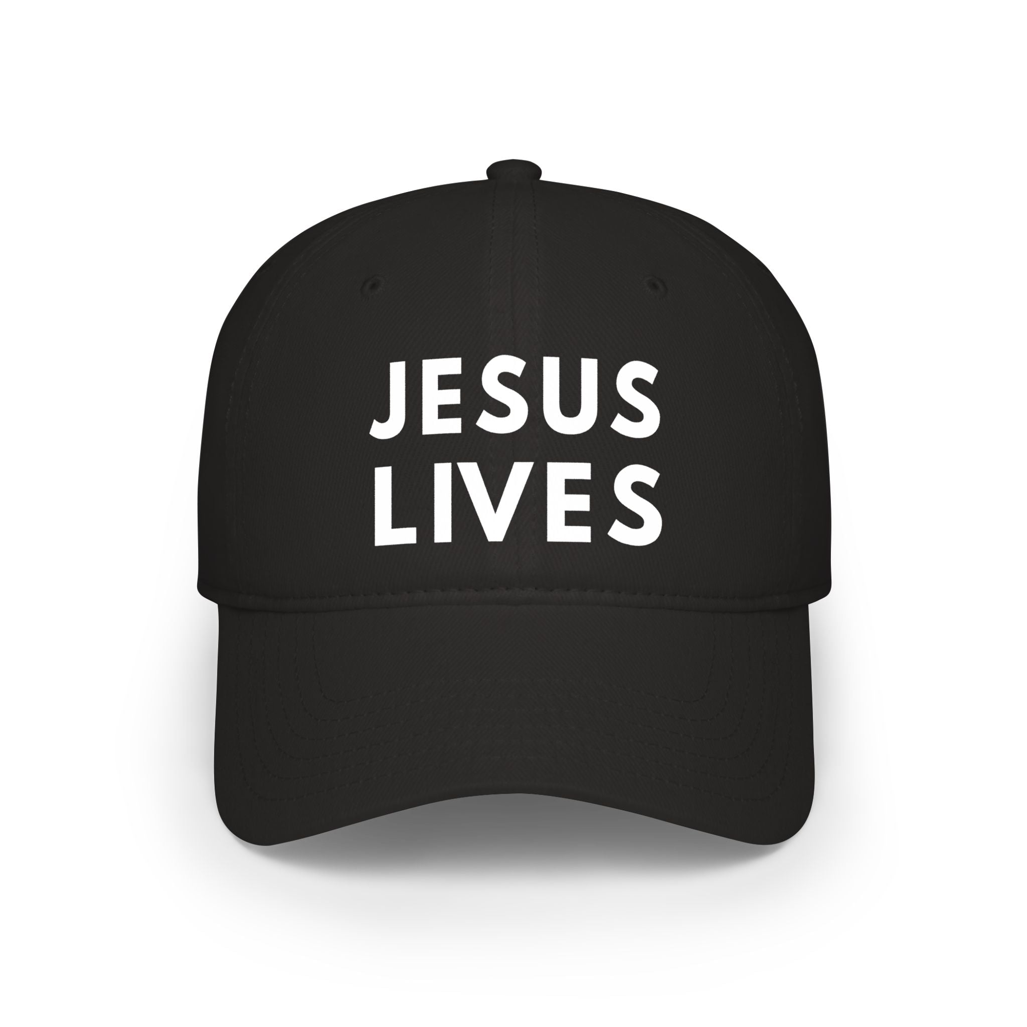 Jesus Lives Baseball Cap — Christian Faith Low Profile Hat