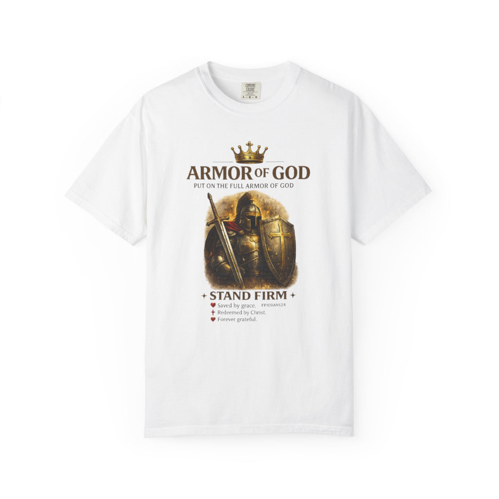 Armor of God T‑Shirt — Stand Firm Christian Faith Tee