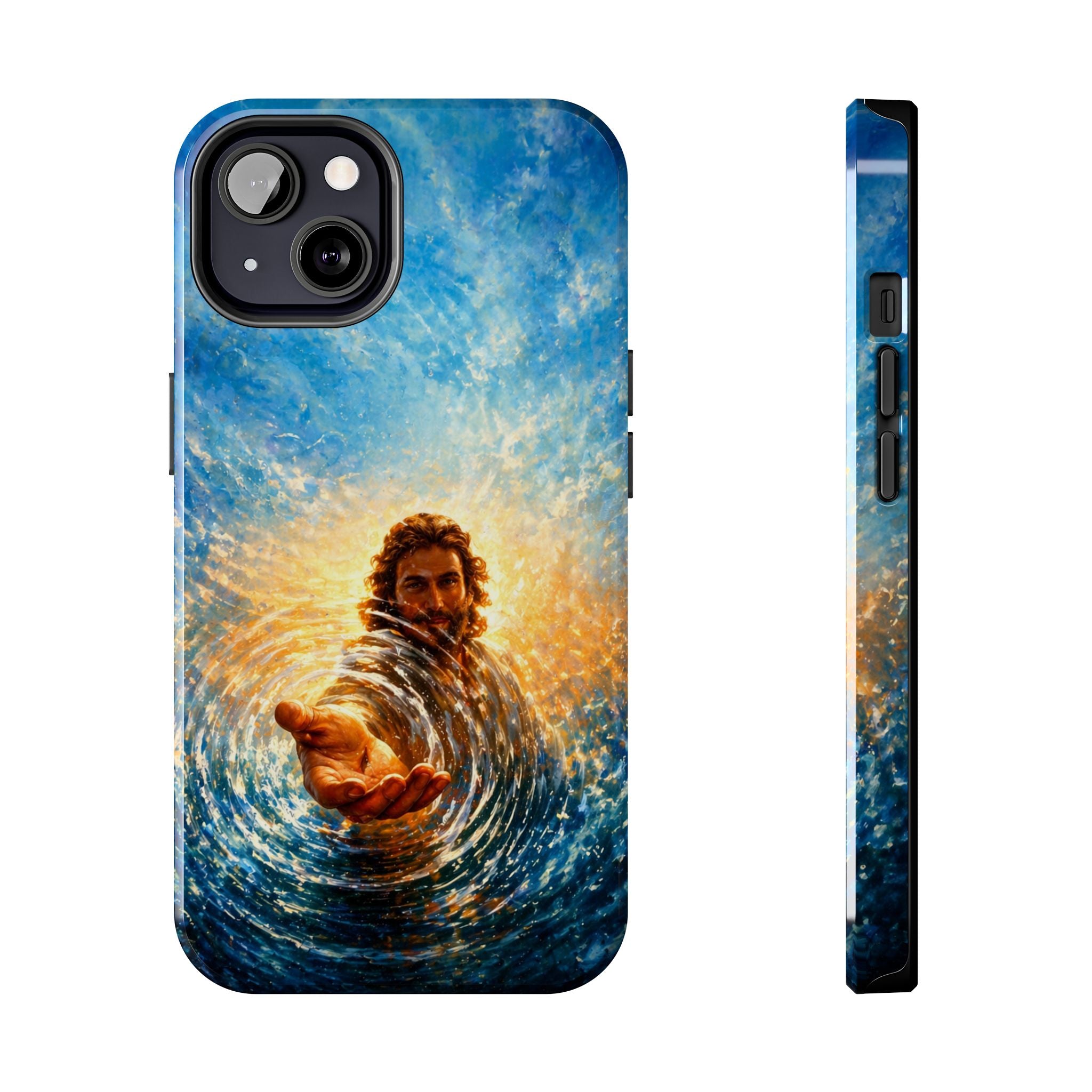Phone Case — Inspirational Jesus Reach Design, Protective Tough Christian iPhone Cover