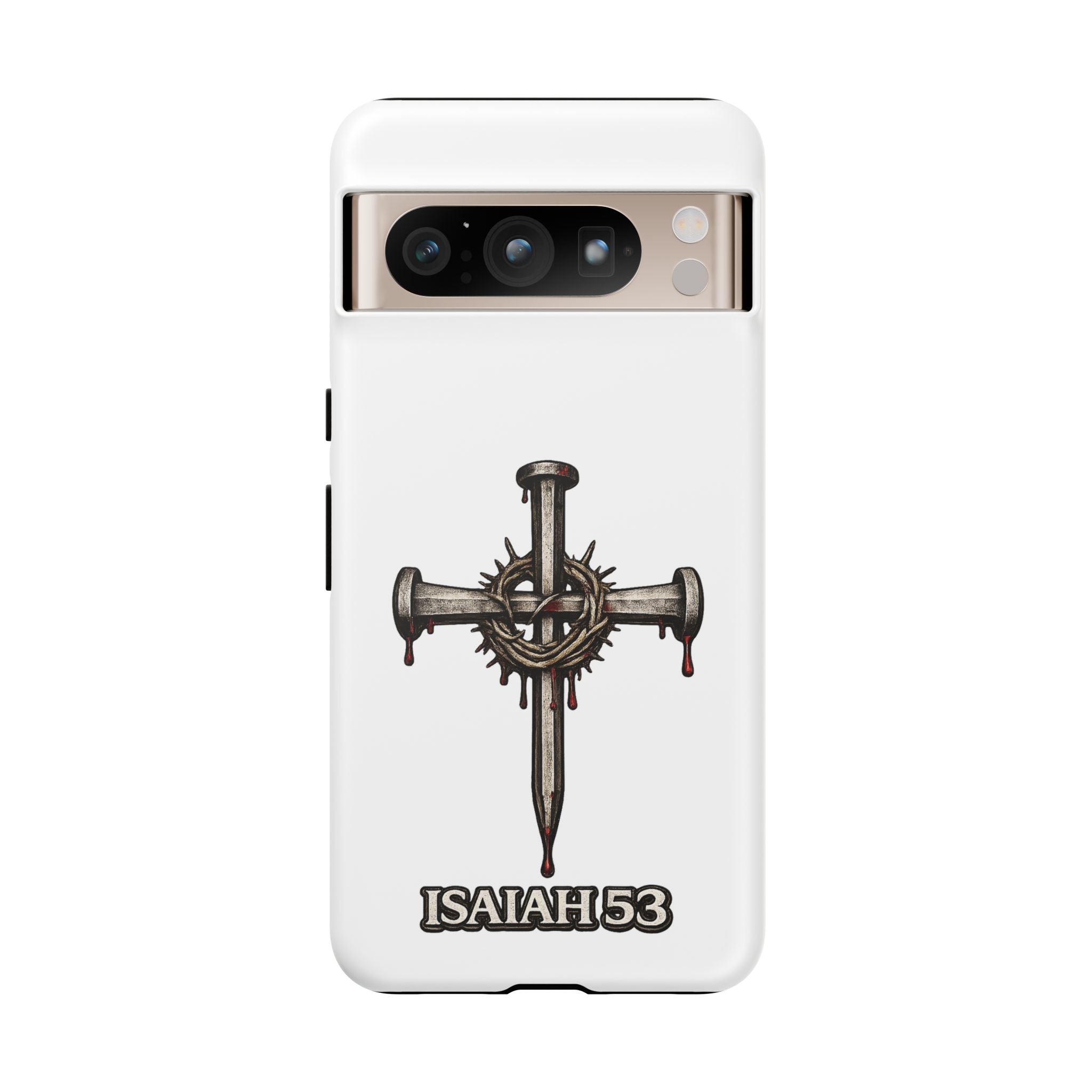 Isaiah 53 Cross Phone Case – Christian Faith Tough Phone Cover