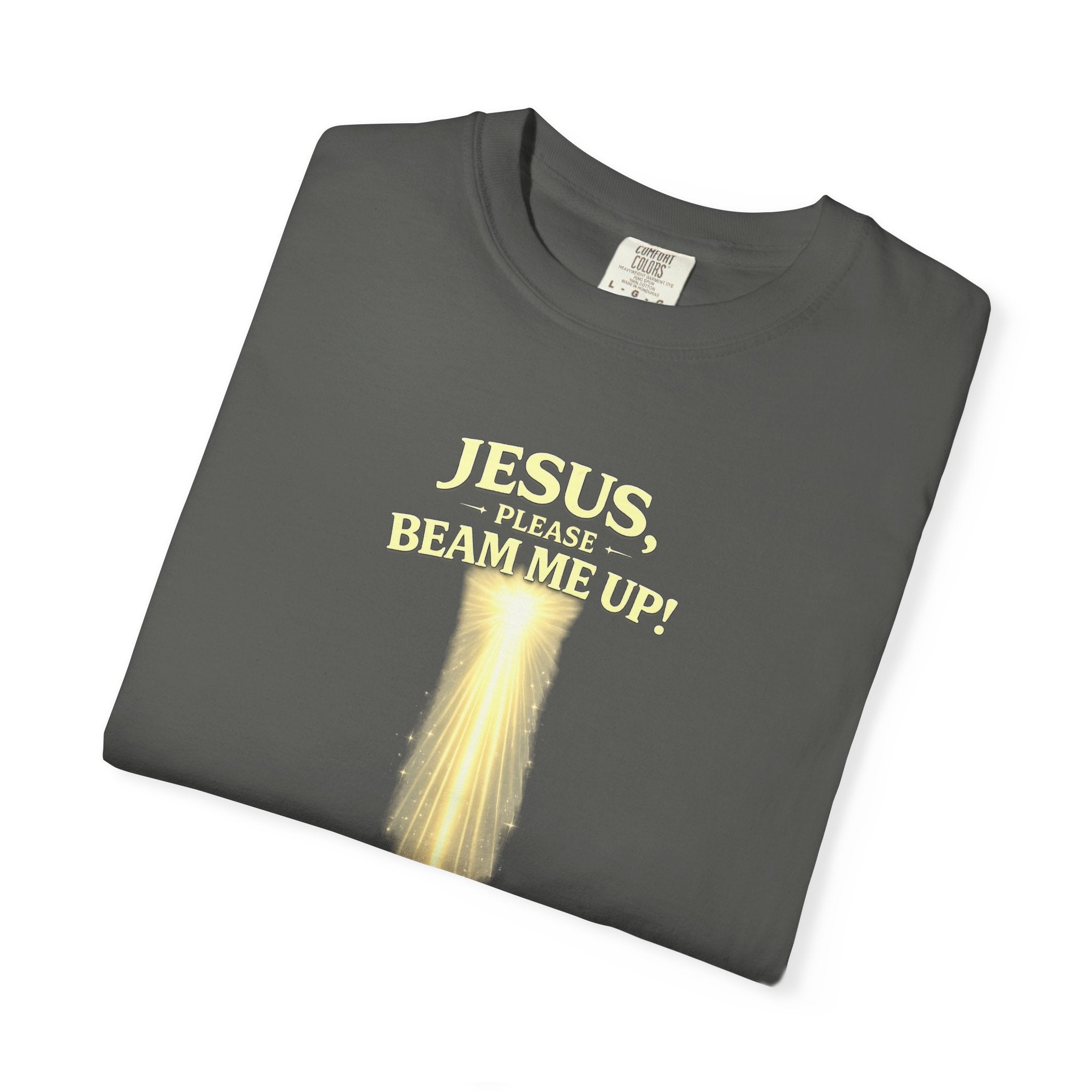Jesus Please Beam Me Up T-Shirt — Christian Faith Graphic Tee
