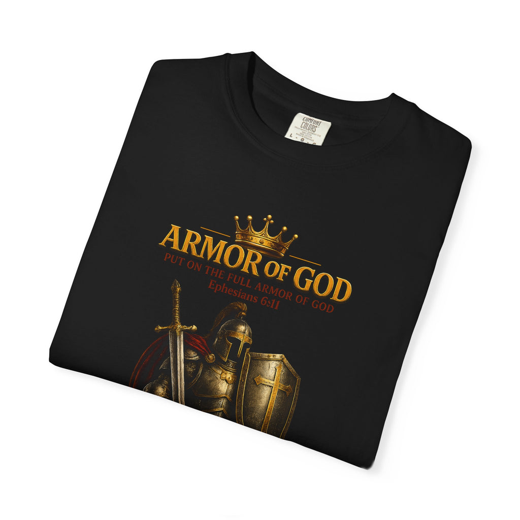 Armor of God T-Shirt — Christian Faith Warrior Faith-Based Tee