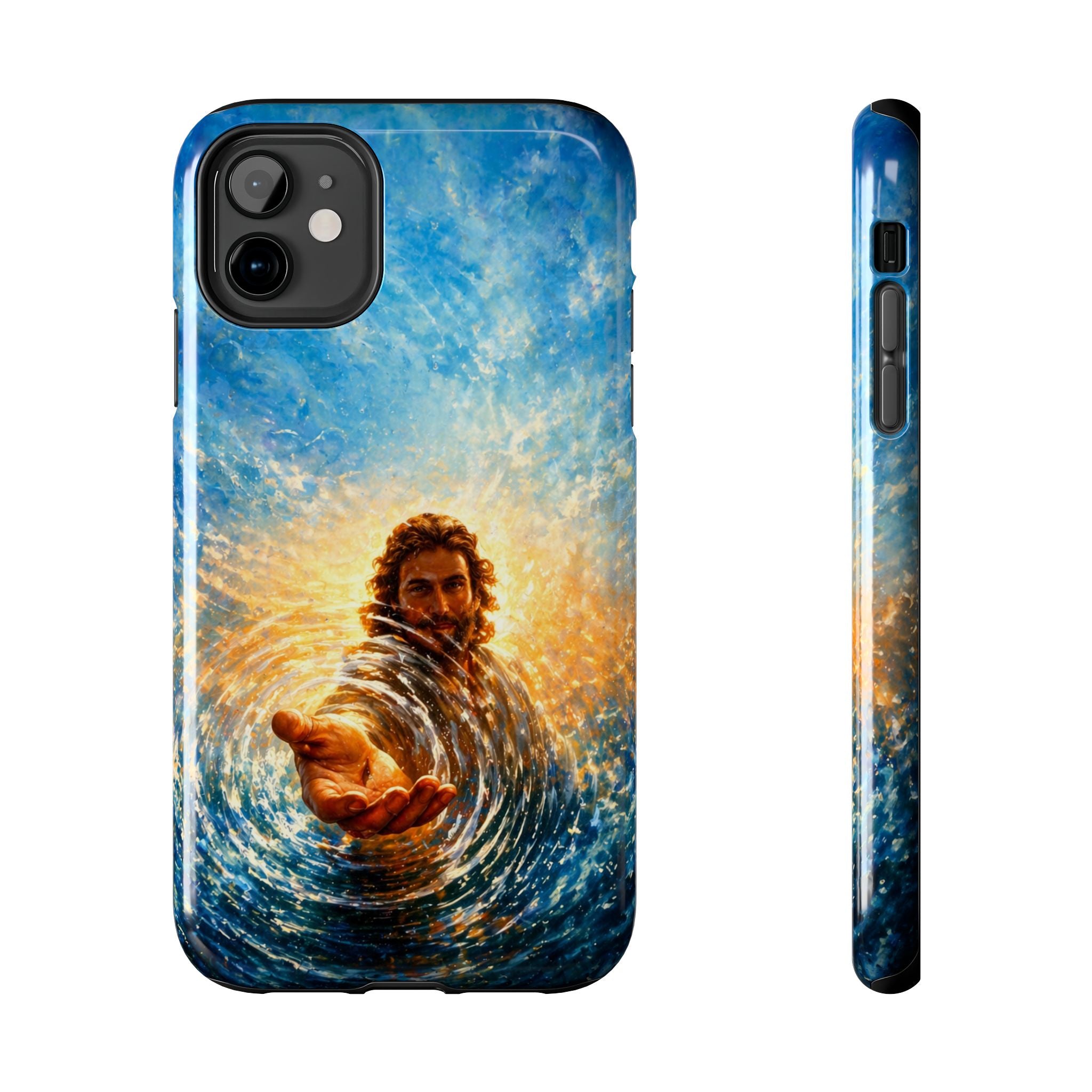Phone Case — Inspirational Jesus Reach Design, Protective Tough Christian iPhone Cover