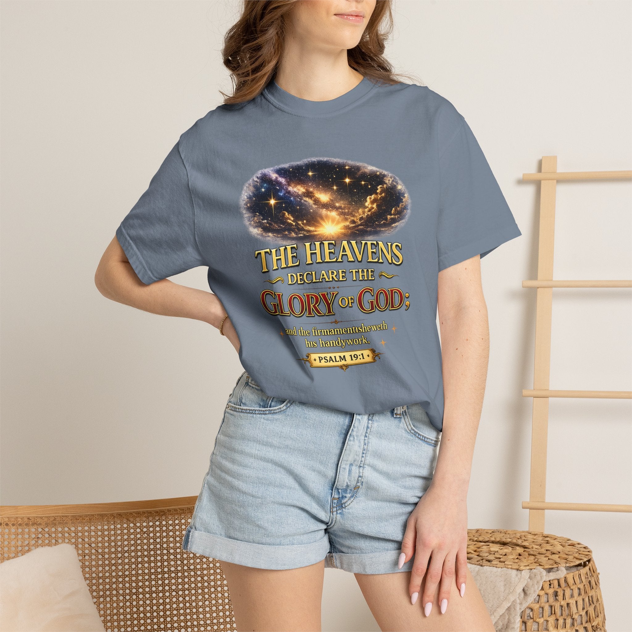 Psalm 19 'The Heavens Declare the Glory of God' T-Shirt