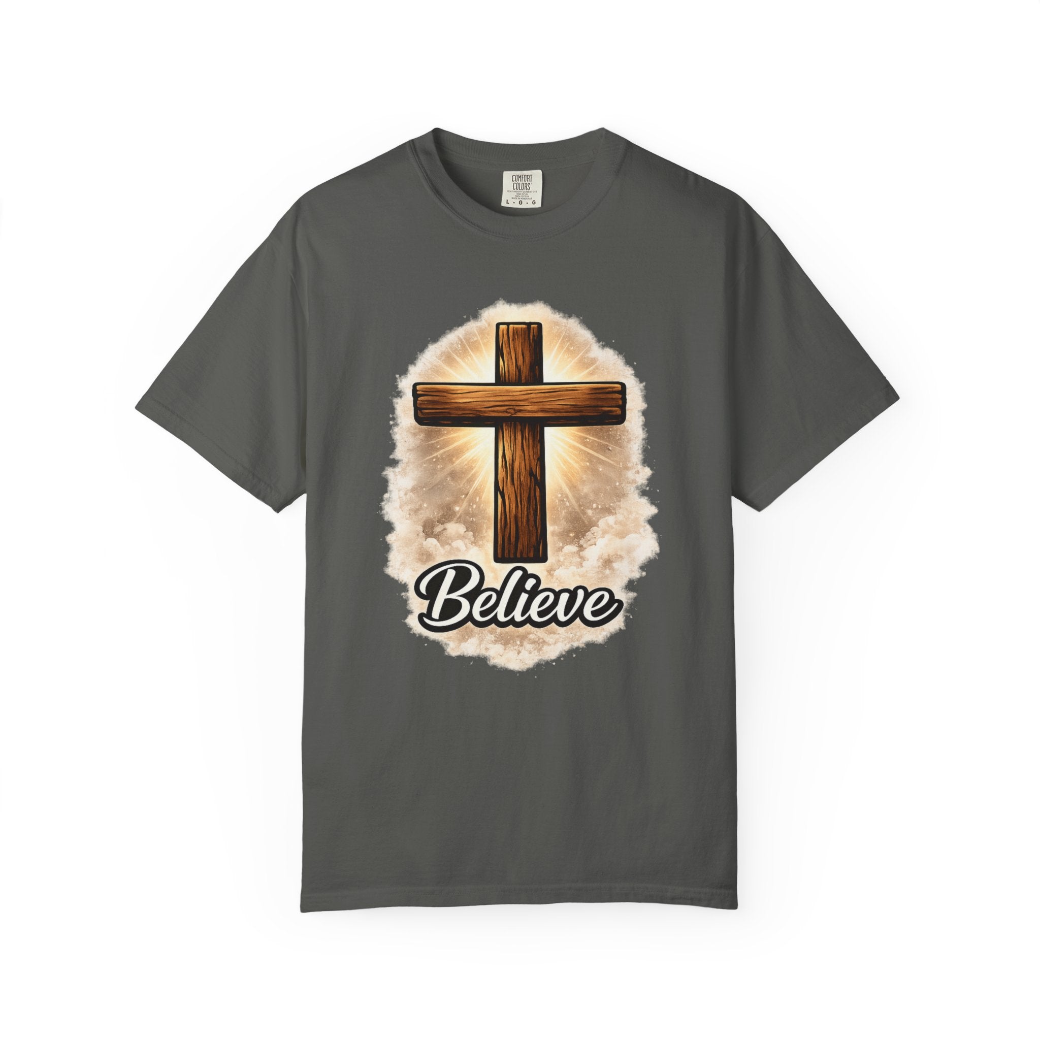 Believe Cross T-Shirt — Christian Faith Graphic Tee