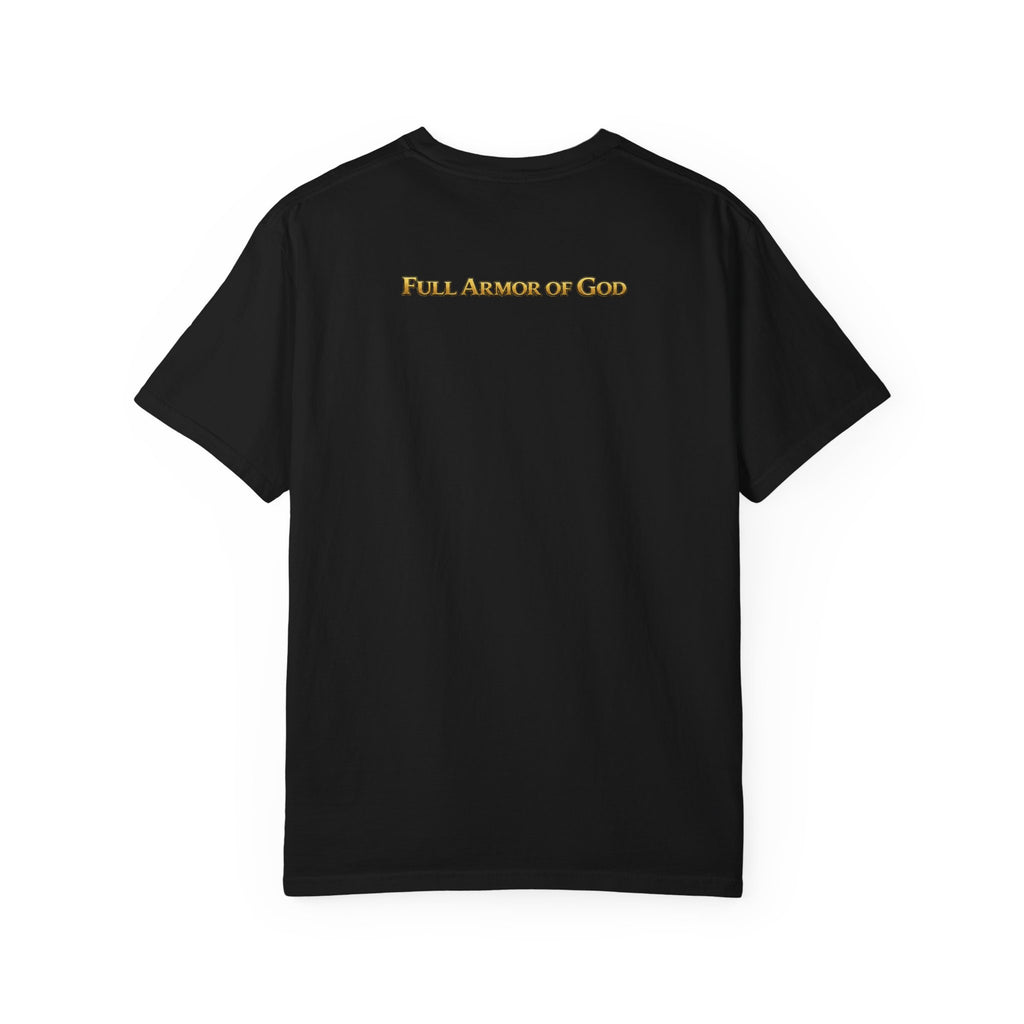 Faith T-Shirt — "Salvation Is Received Not Achieved" Christian Graphic Tee (Full Armor of God)