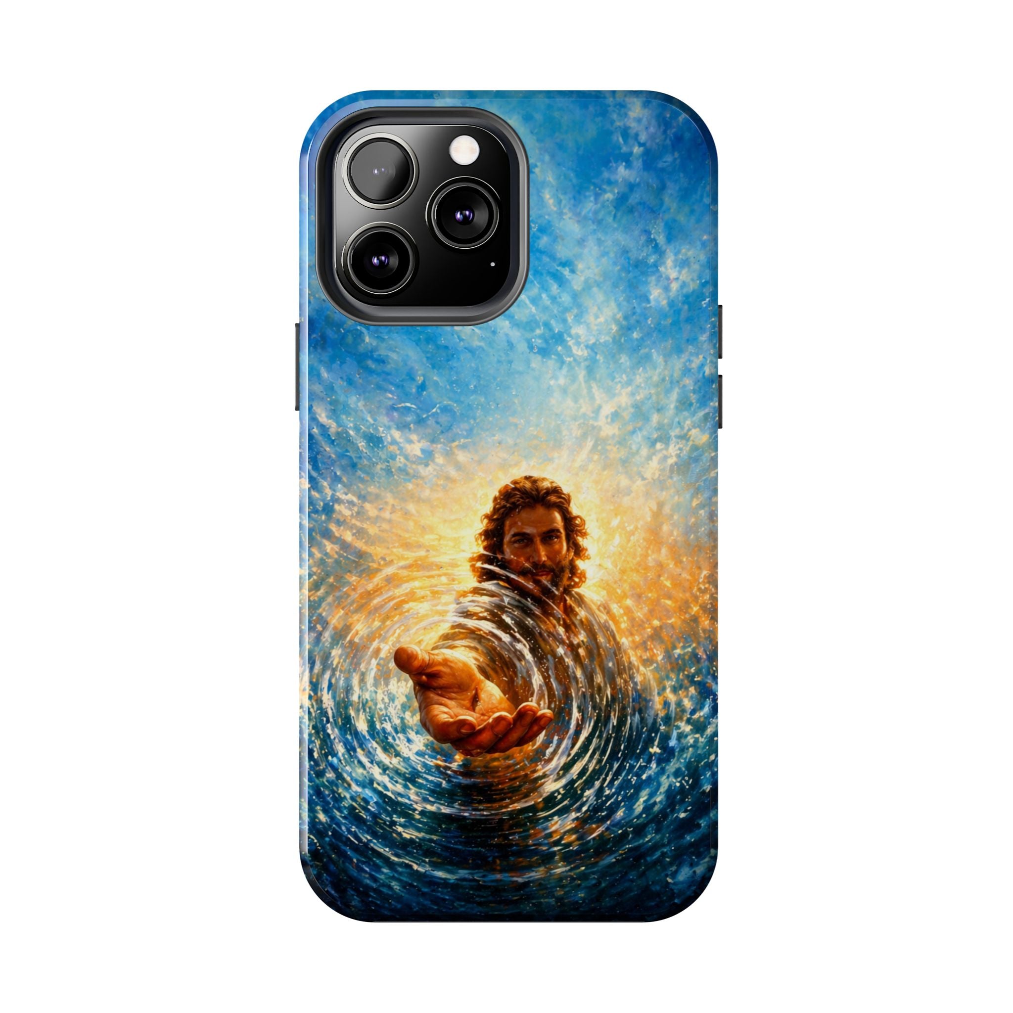 Phone Case — Inspirational Jesus Reach Design, Protective Tough Christian iPhone Cover