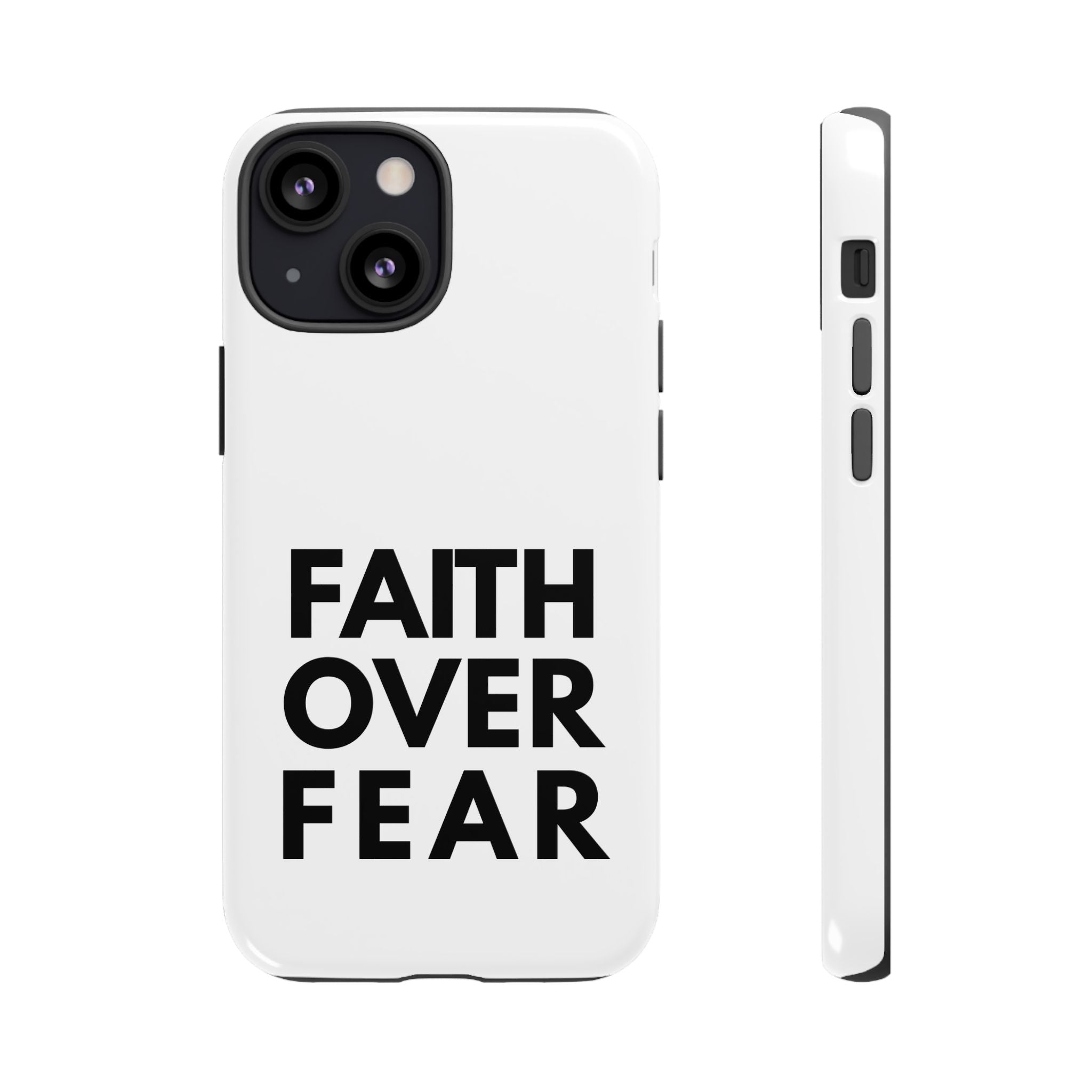 Faith Over Fear Phone Case — Inspirational Christian Protective Cover