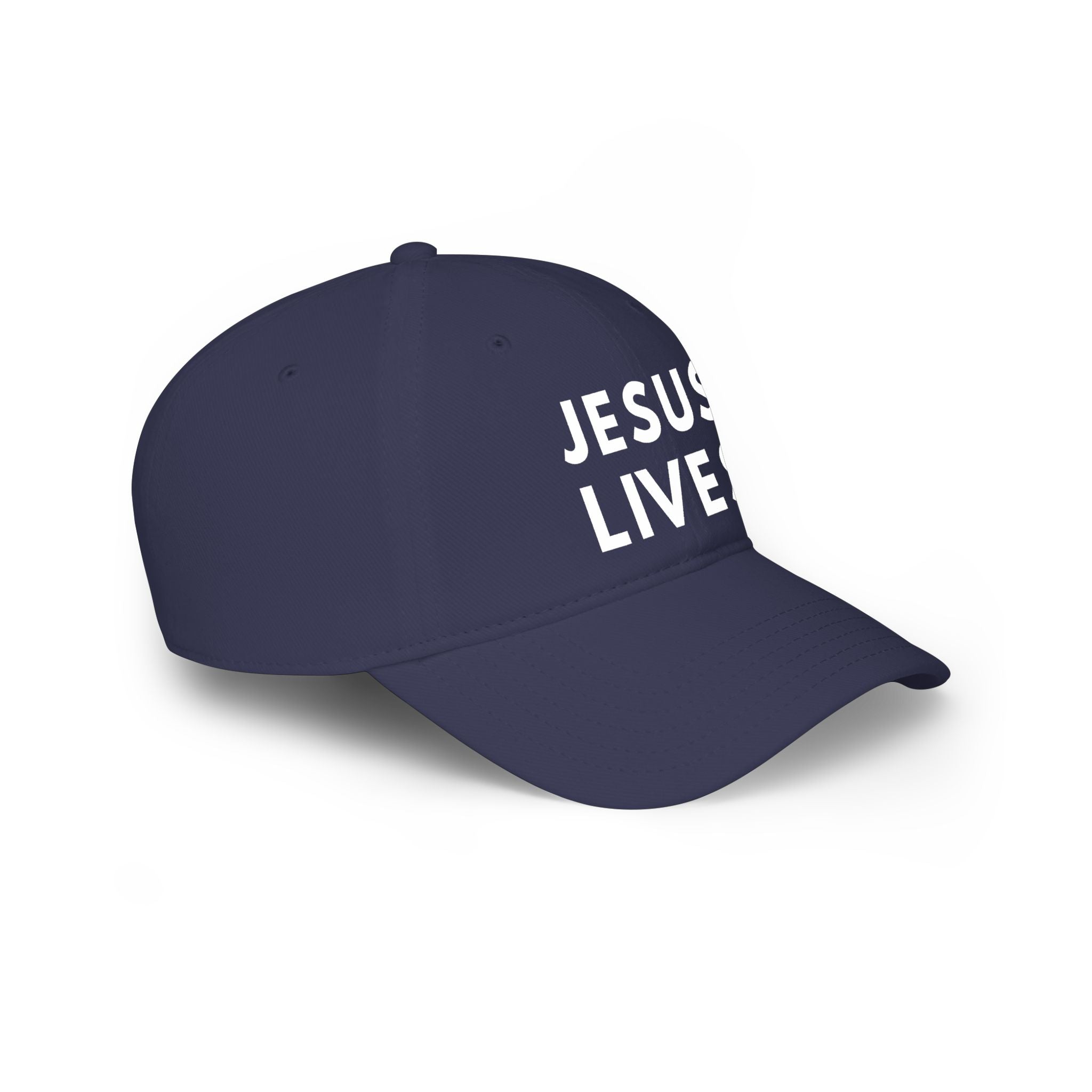 Jesus Lives Baseball Cap — Christian Faith Low Profile Hat
