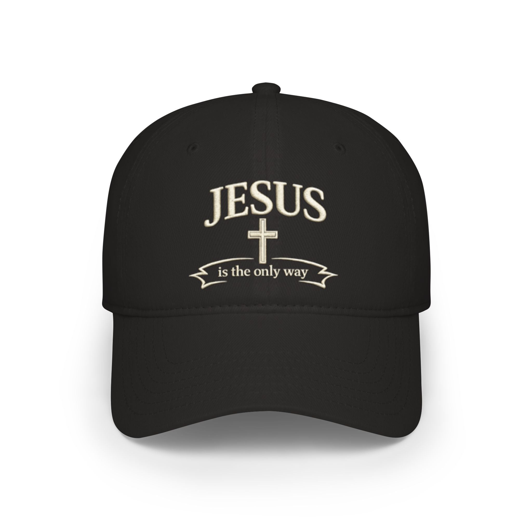 Jesus Is The Only Way Baseball Cap — Christian Faith Low Profile Hat