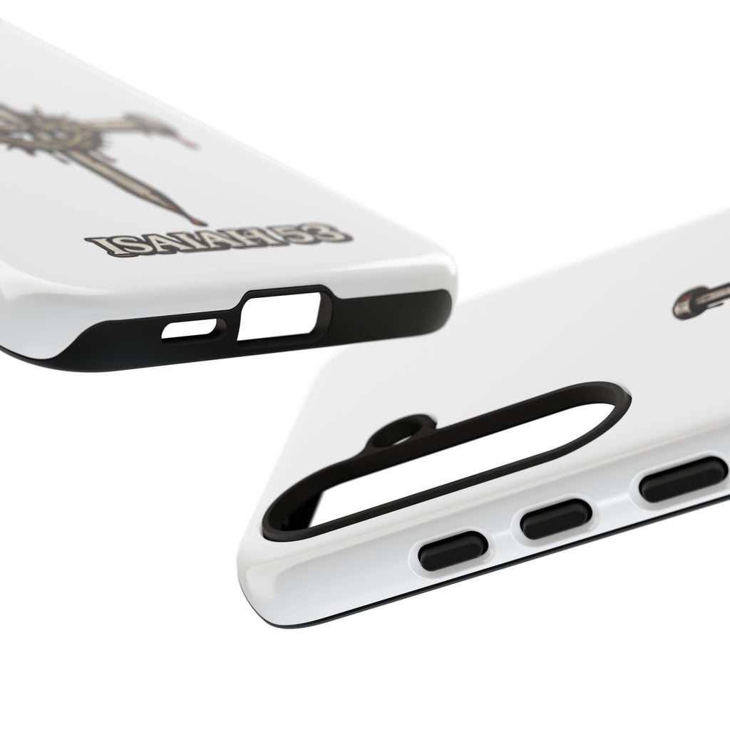 Isaiah 53 Cross Phone Case – Christian Faith Tough Phone Cover