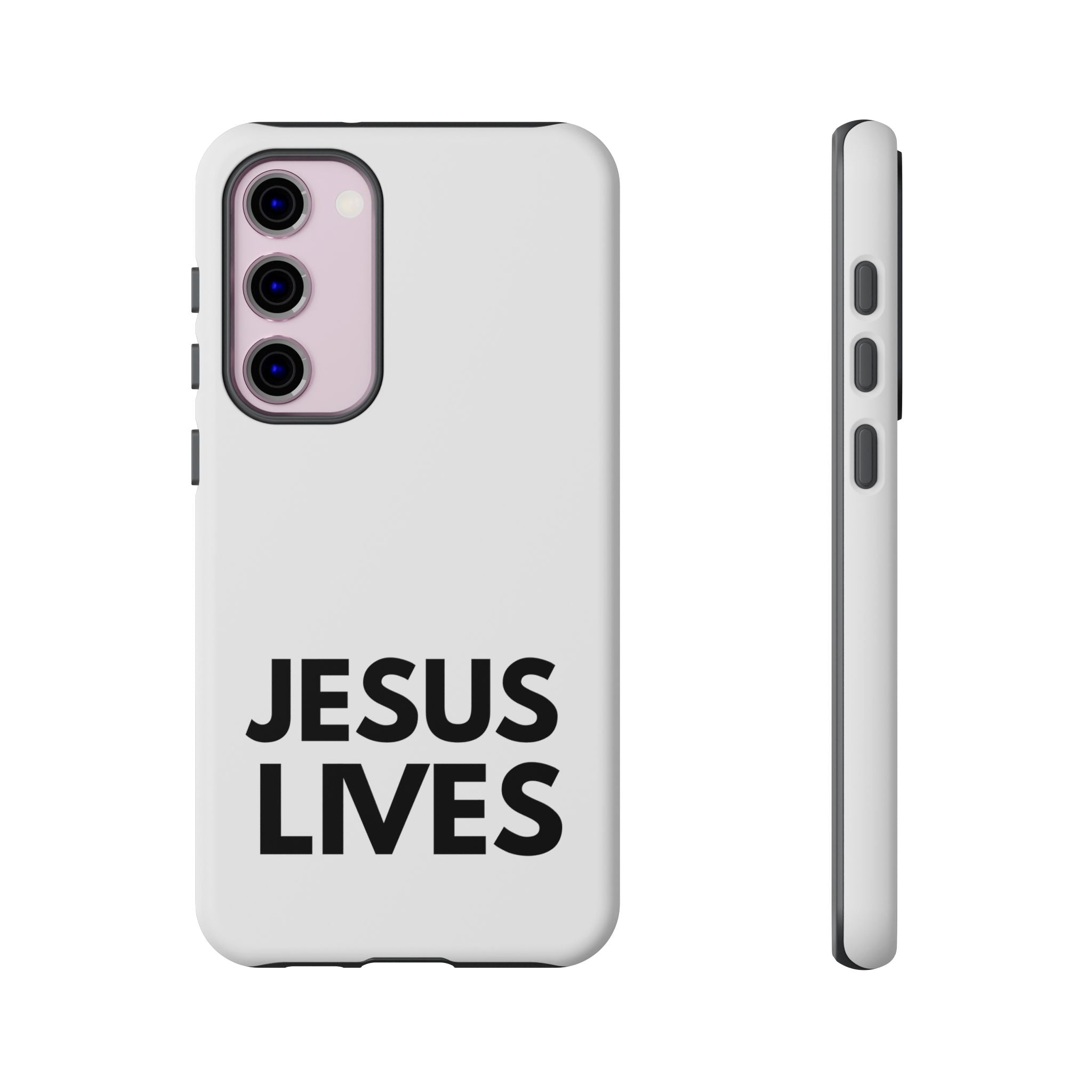 Jesus Lives Phone Case — Christian Faith Protective Phone Cover