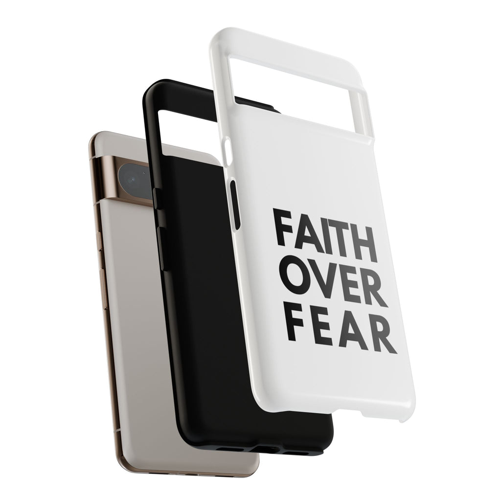Faith Over Fear Phone Case — Inspirational Christian Protective Cover
