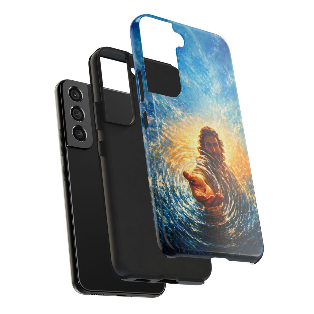 Phone Case — Inspirational Jesus Reach Design, Protective Tough Christian iPhone Cover